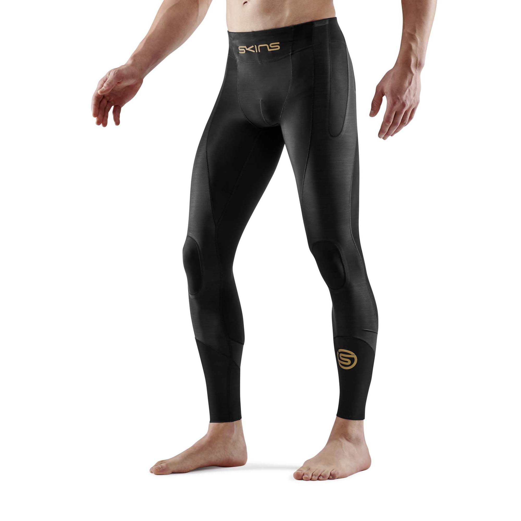 SKINS SERIES-5 K-Proprium Men's Long Tights Black/Black - Image 2
