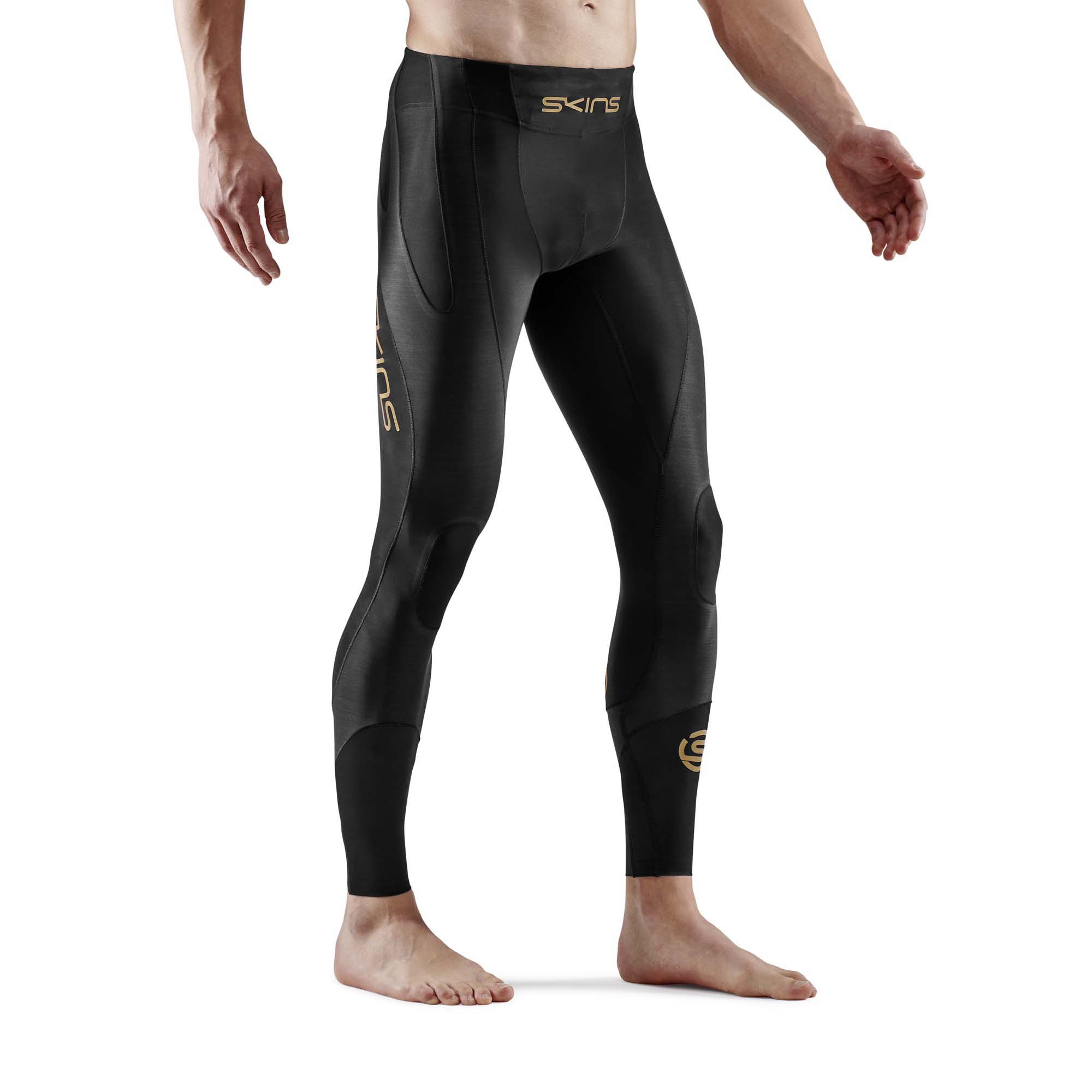 SKINS SERIES-5 K-Proprium Men's Long Tights Black/Black - Image 3