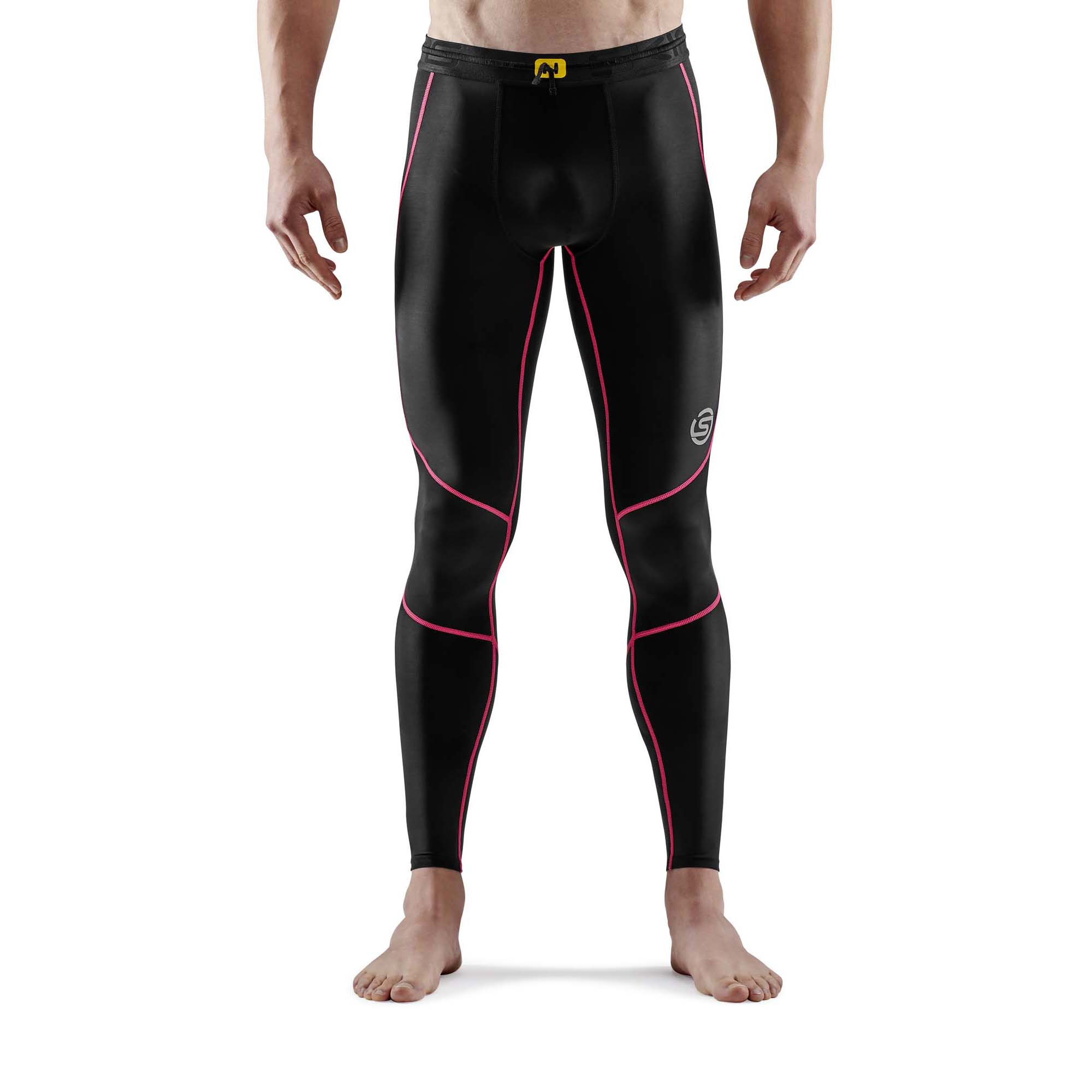 SKINS SERIES-3 Mens Long Tights Black/Black