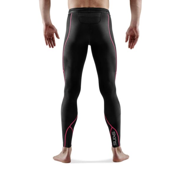 SKINS SERIES-3 Mens Long Tights Black/Black - Image 4