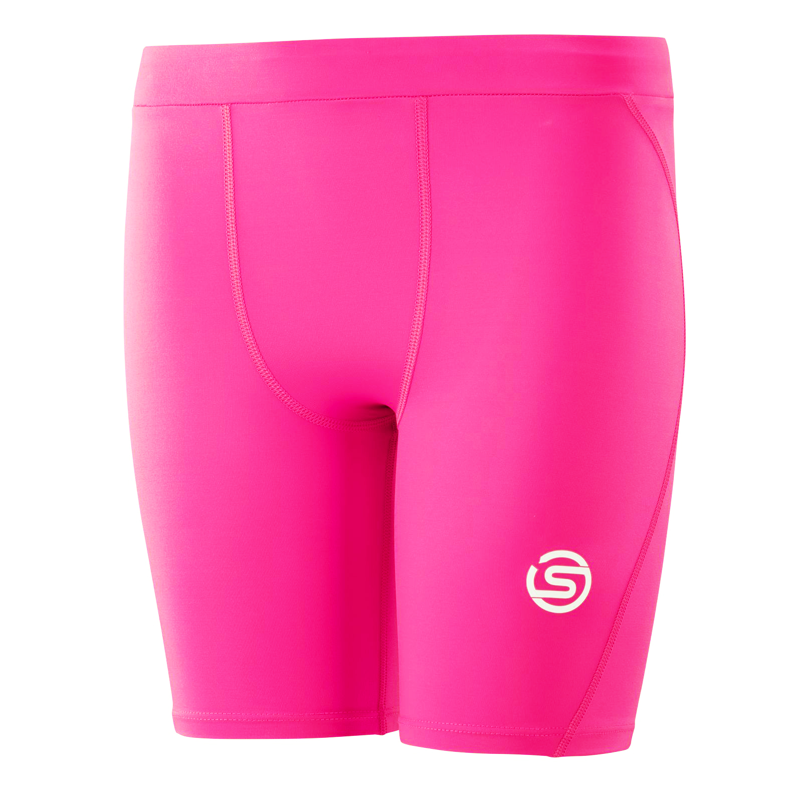 SKINS SERIES-1 YOUTH HALF TIGHTS Bright Pink