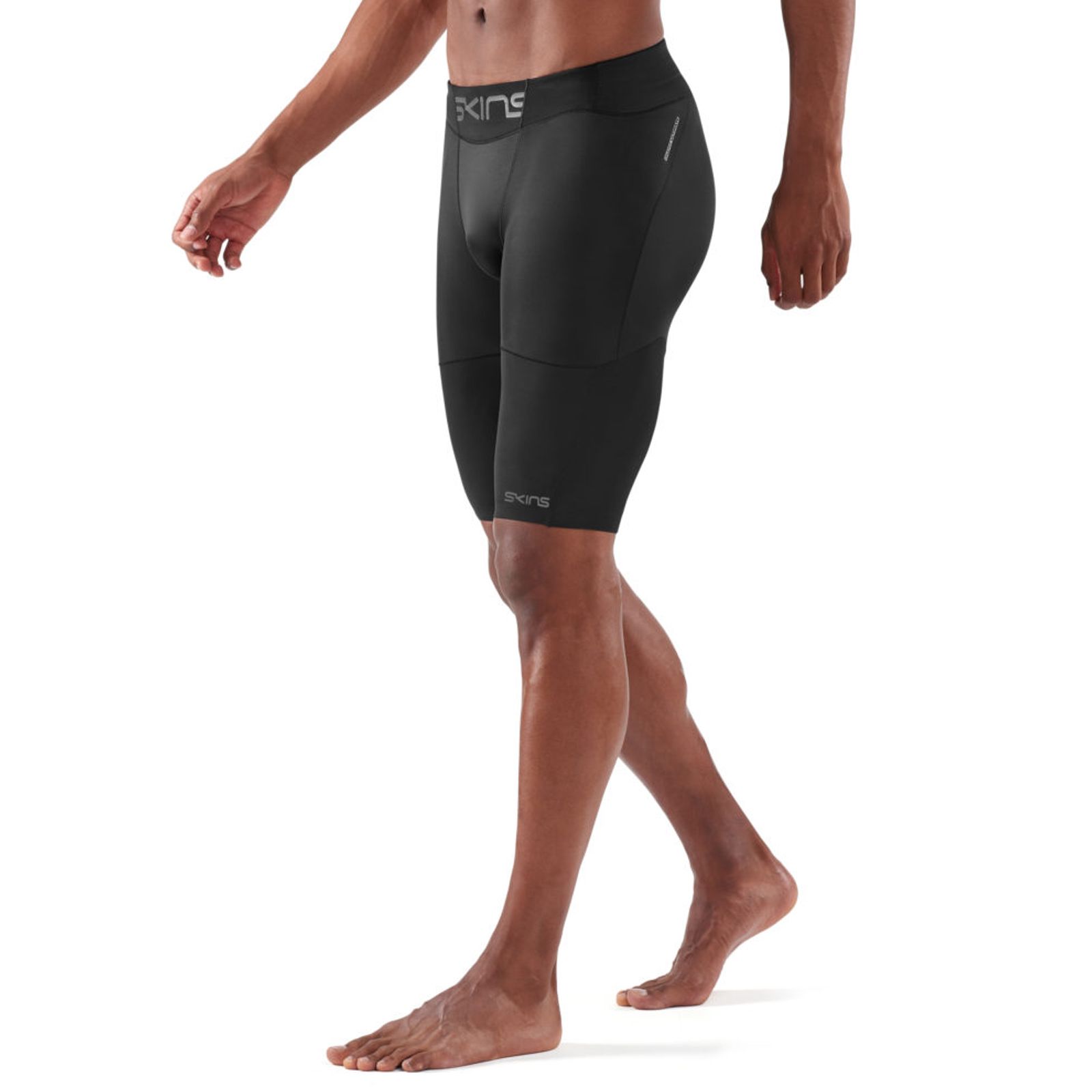 SKINS Men's Ultimate Half Tights Black - Image 3