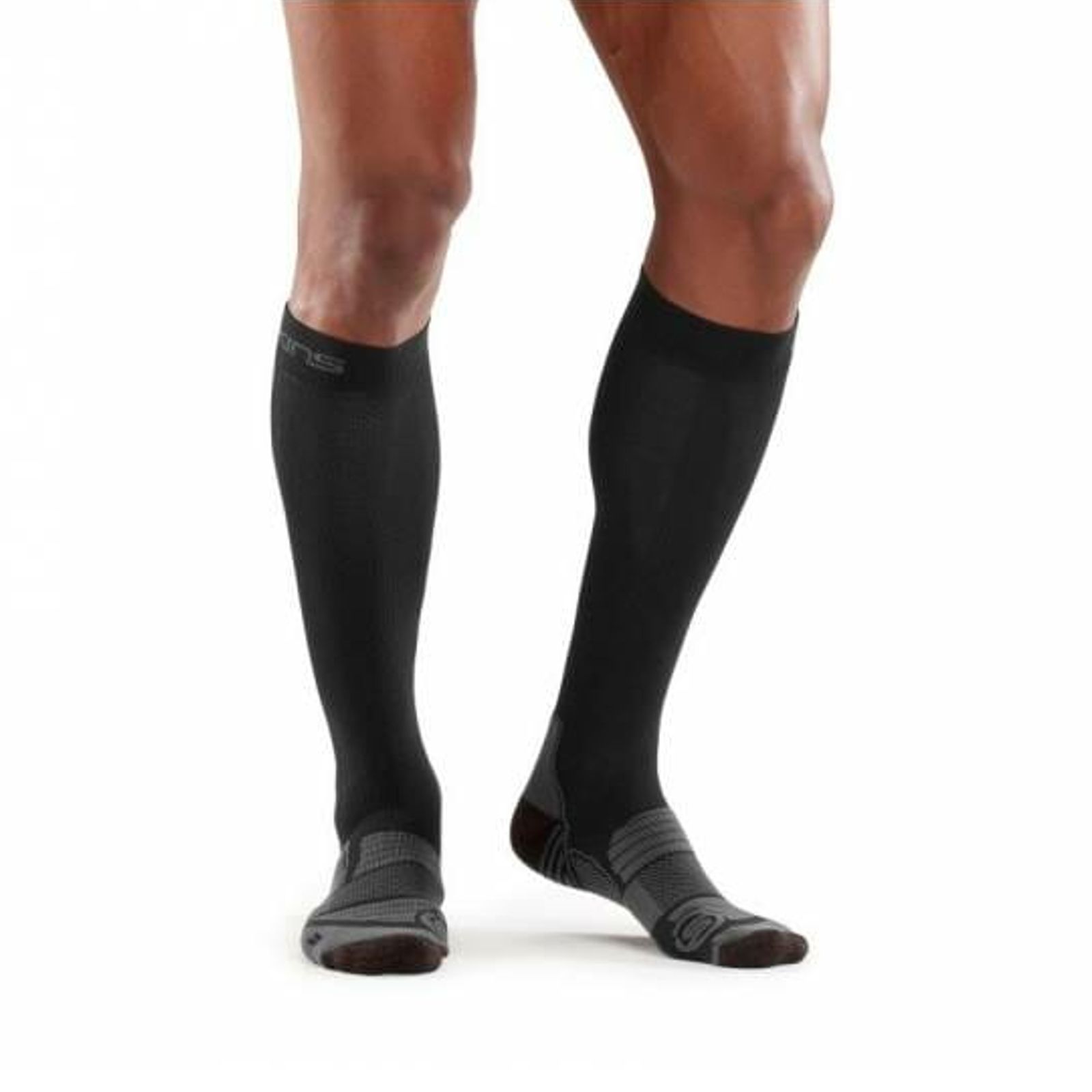 SKINS Men's Essential Active Compression Socks Black/Pewter