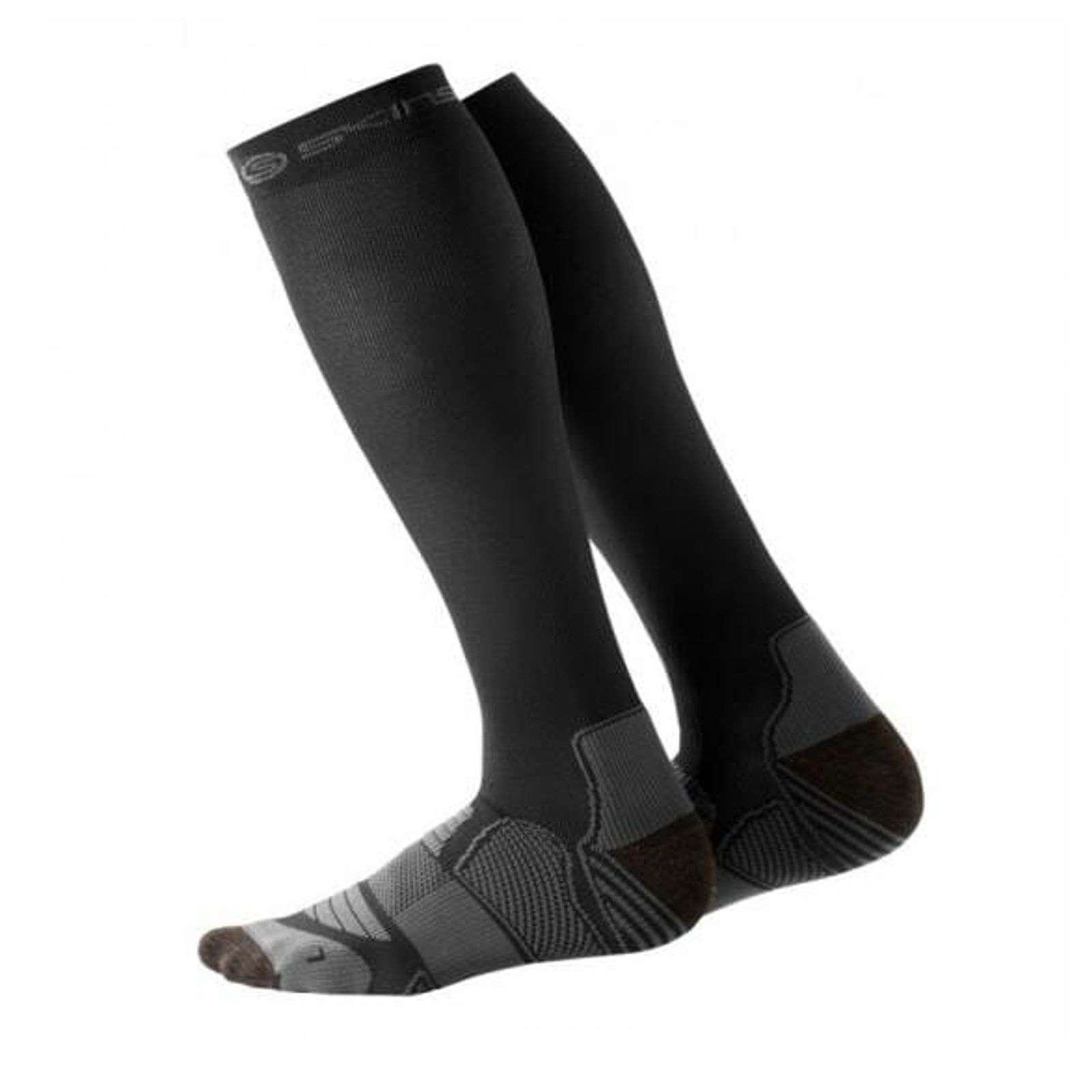 SKINS Men's Essential Active Compression Socks Black/Pewter - Image 4