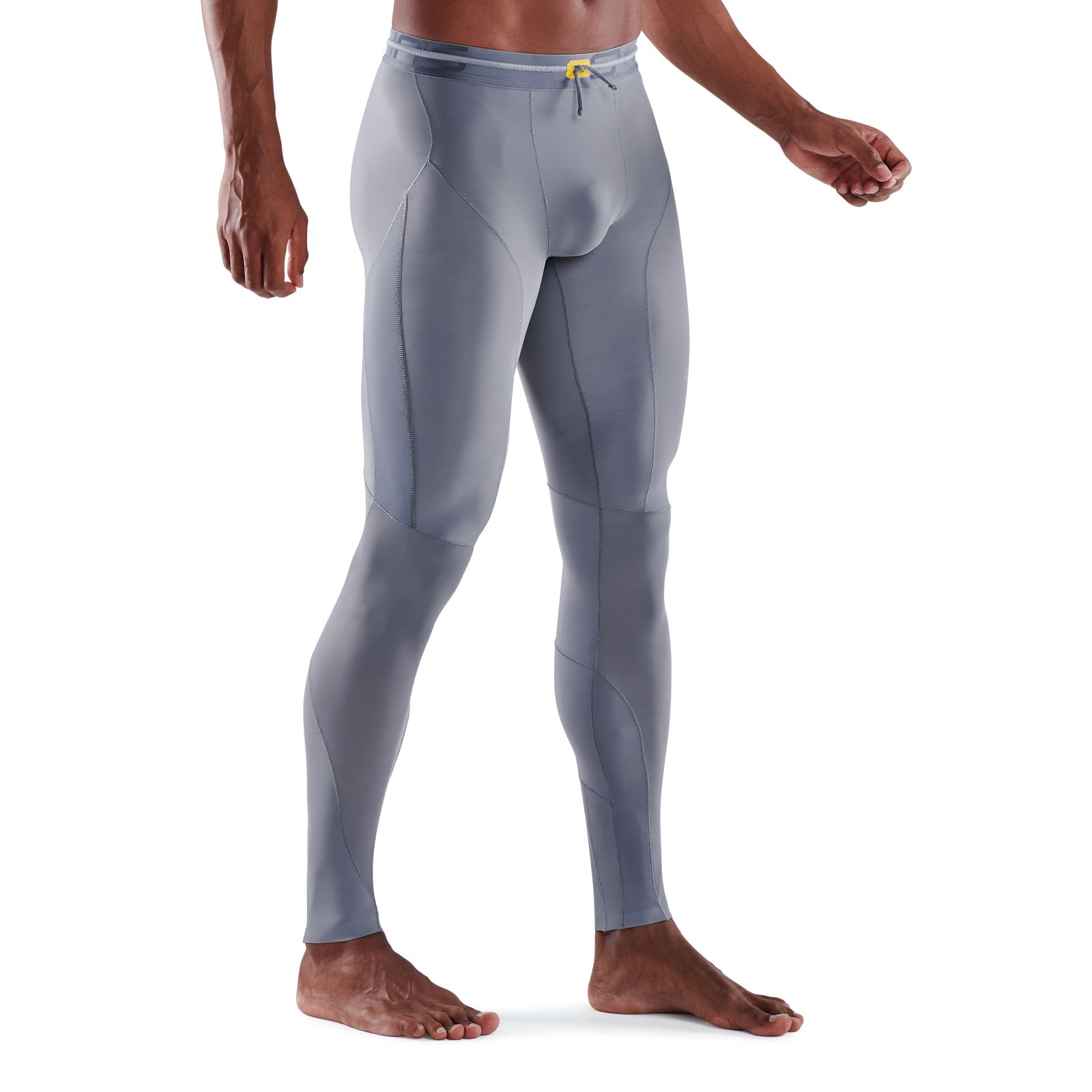 SKINS SERIES-5 MEN'S LONG TIGHTS MID GREY - Image 4