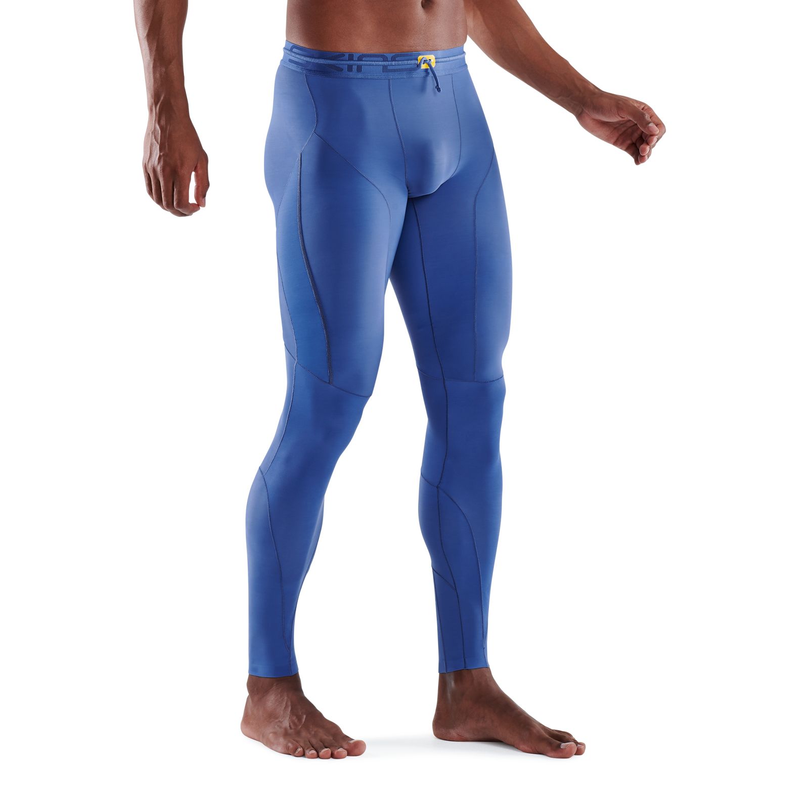 SKINS SERIES-5 MEN'S LONG TIGHTS BLUE - Image 3