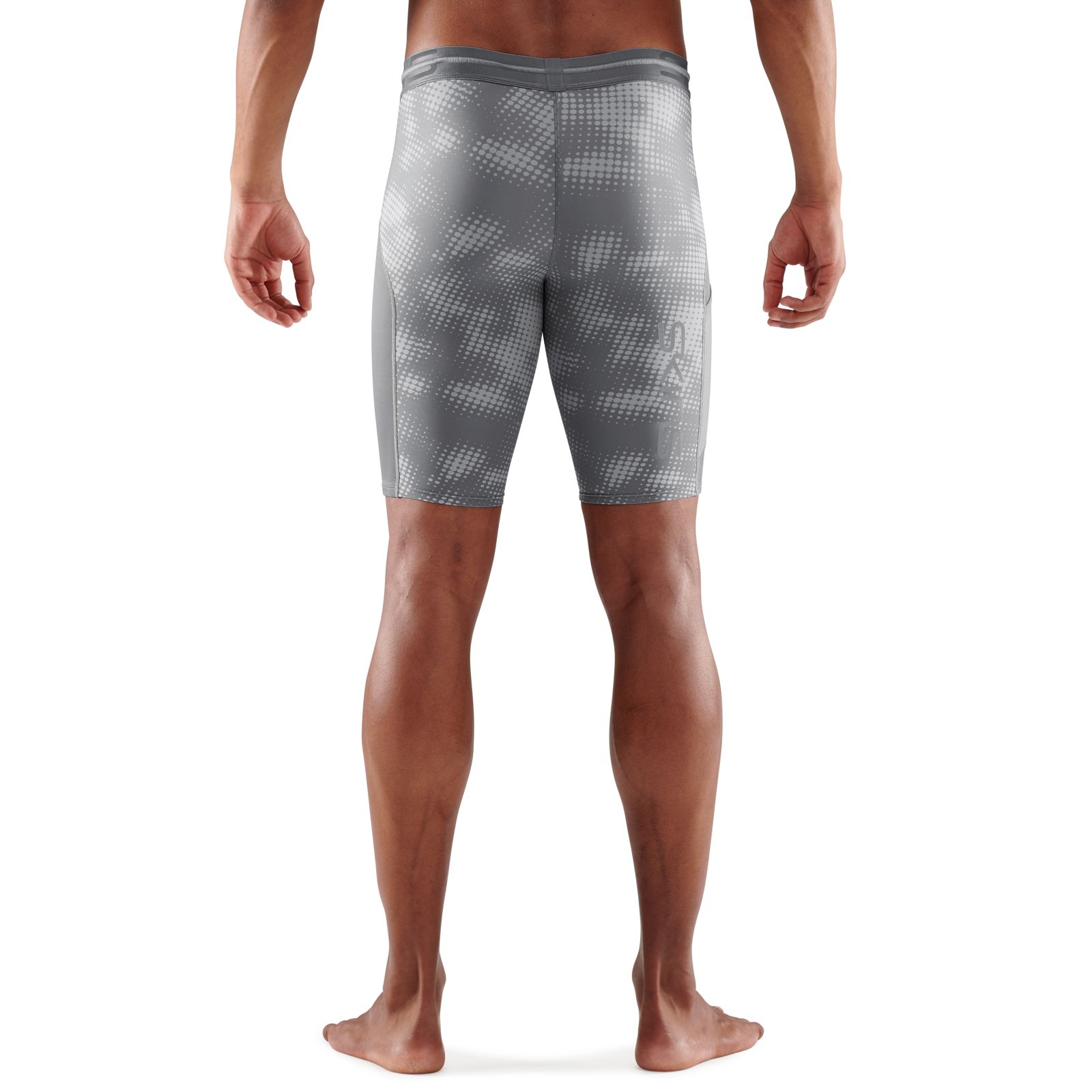 SKINS SERIES-3 MEN'S HALF TIGHTS CAMO GREY - Image 2