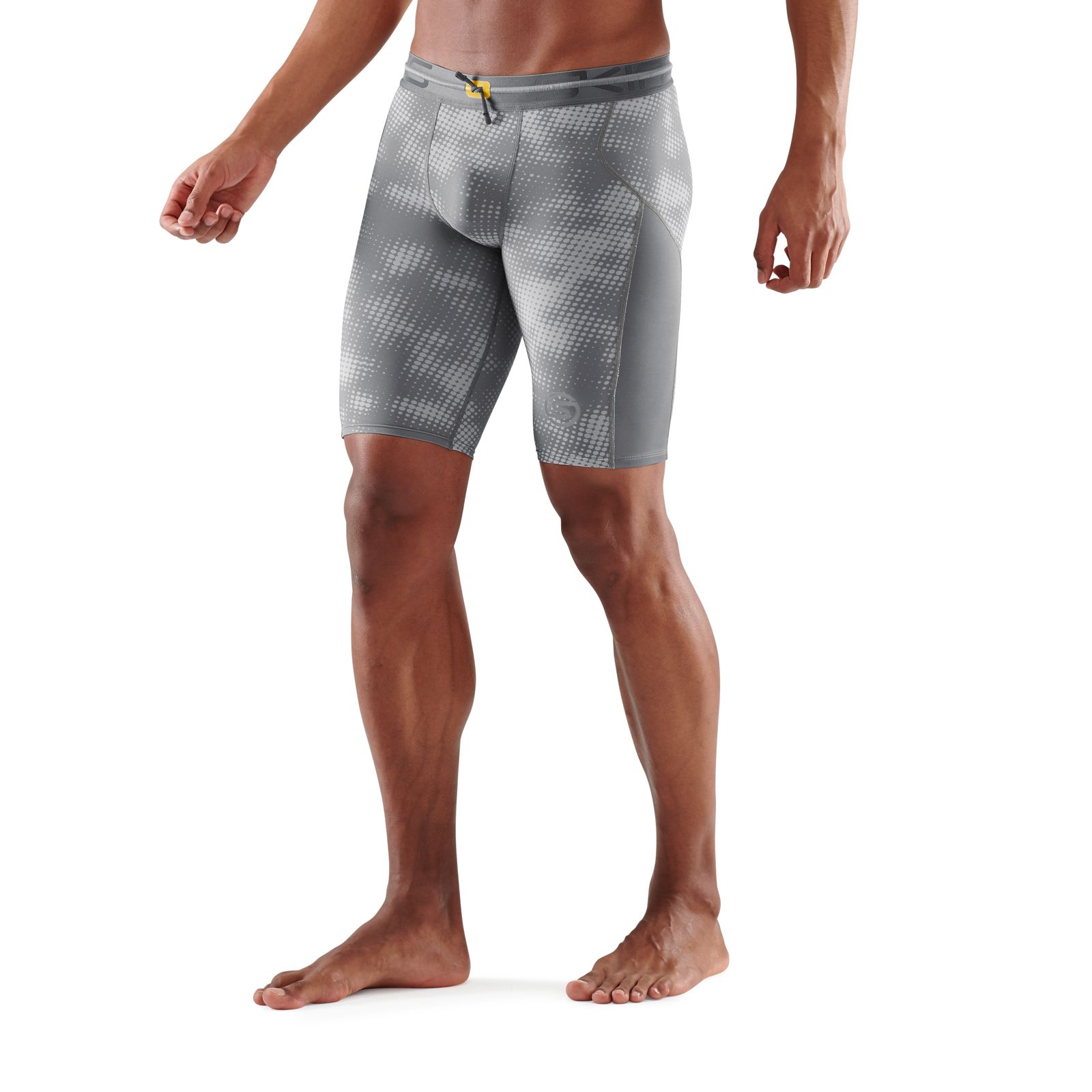 SKINS SERIES-3 MEN'S HALF TIGHTS CAMO GREY - Image 3