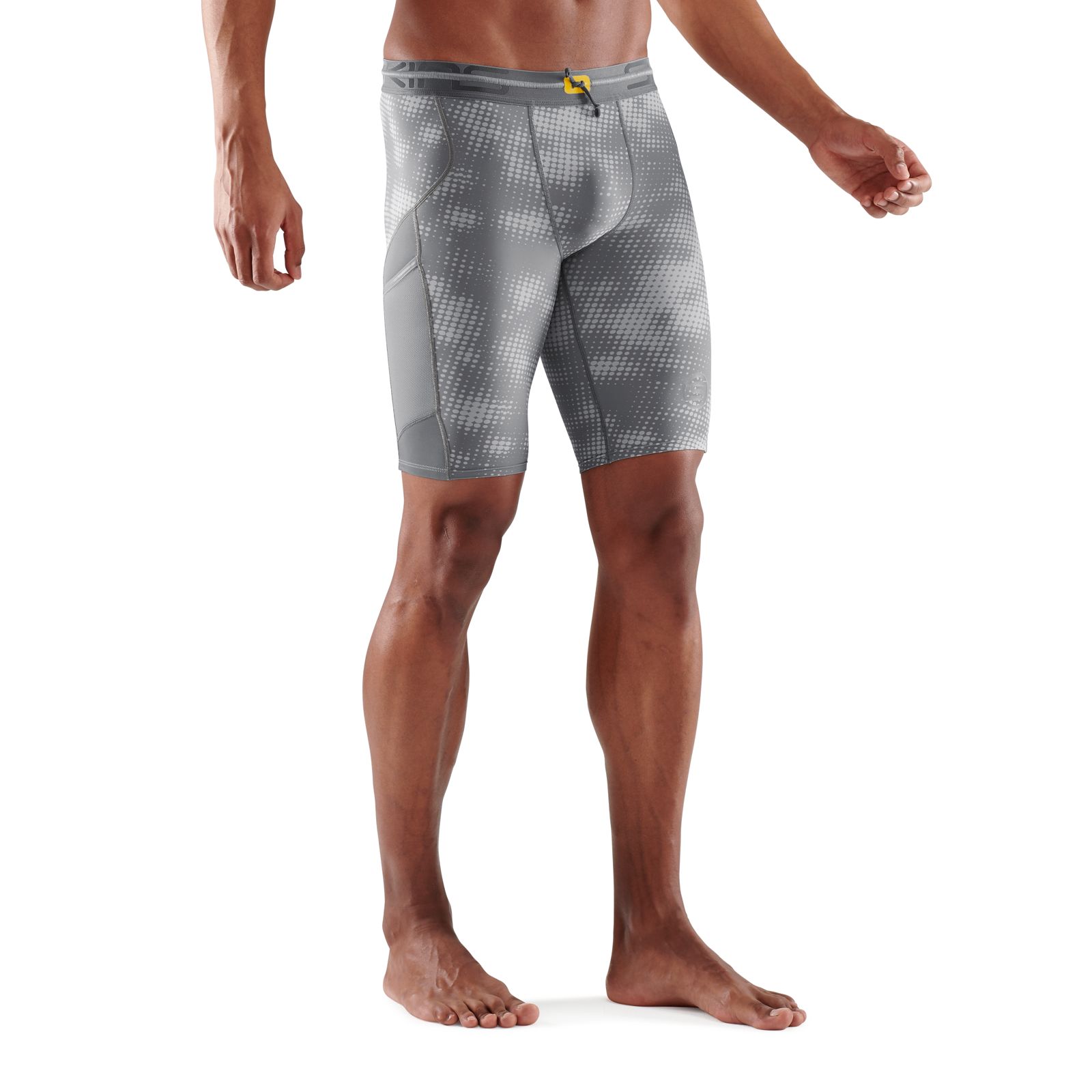 SKINS SERIES-3 MEN'S HALF TIGHTS CAMO GREY - Image 4