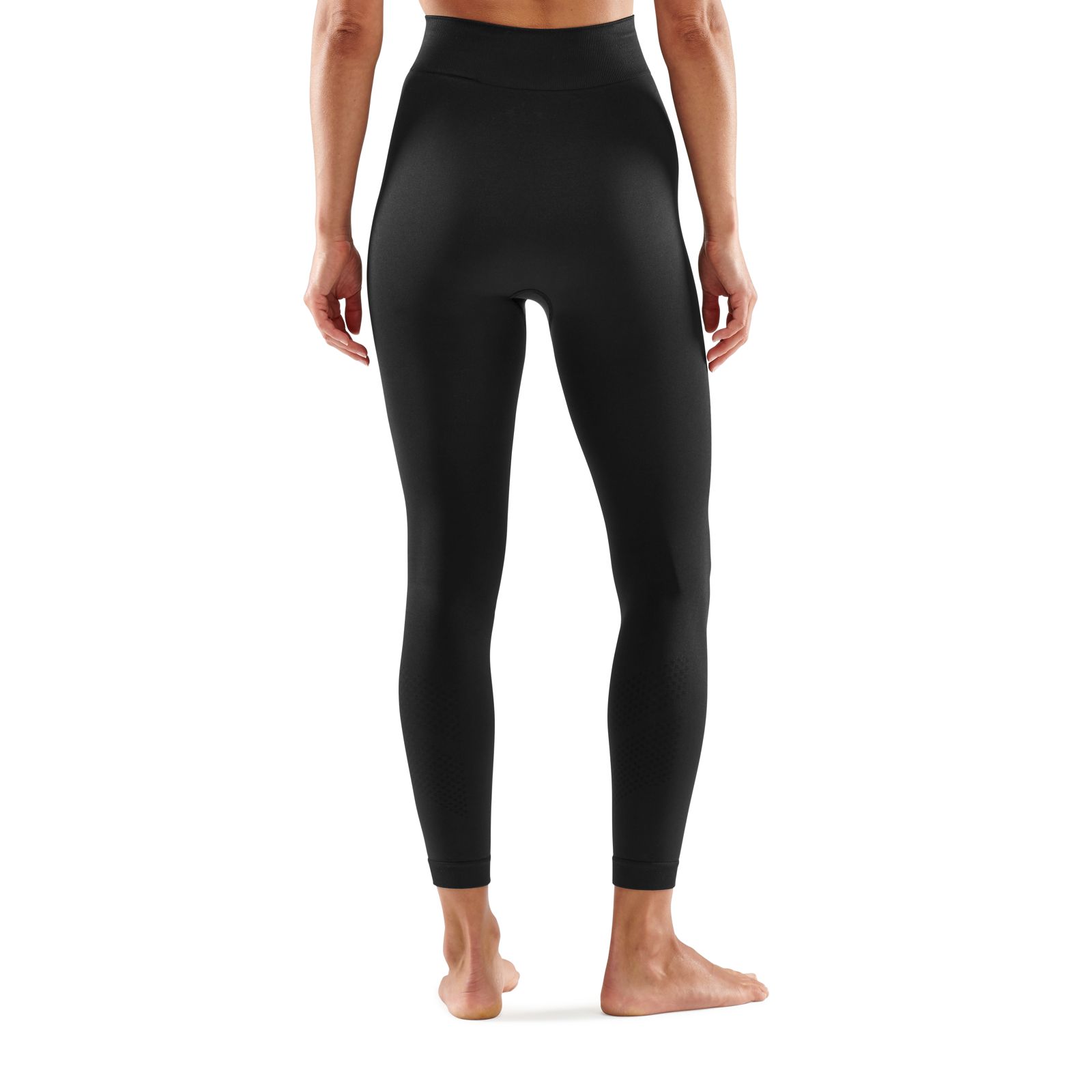 SKINS SERIES-3 WOMEN'S SEAMLESS LONG TIGHTS BLACK - Image 2