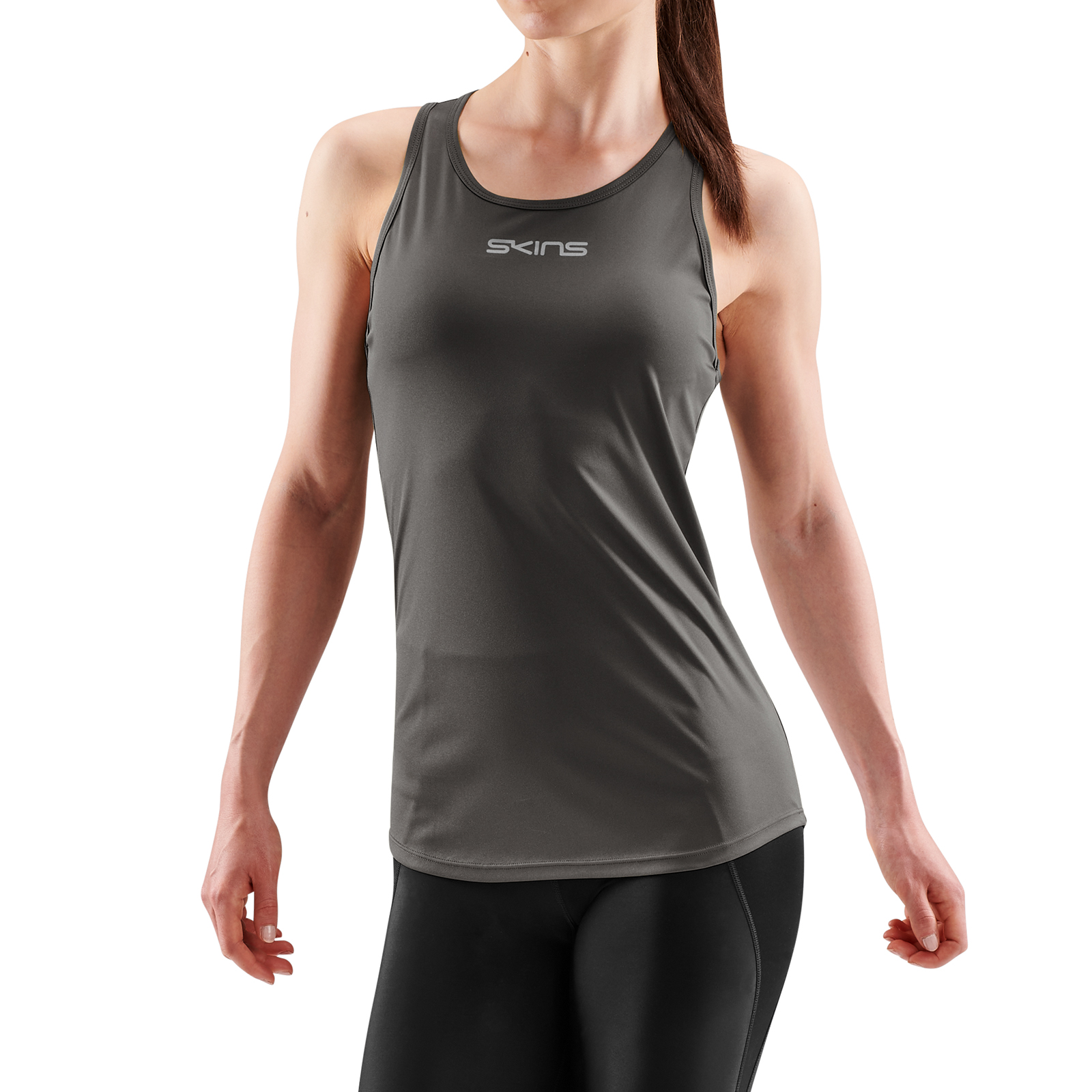 SKINS SERIES-3 WOMEN'S TANK TOP CHARCOAL