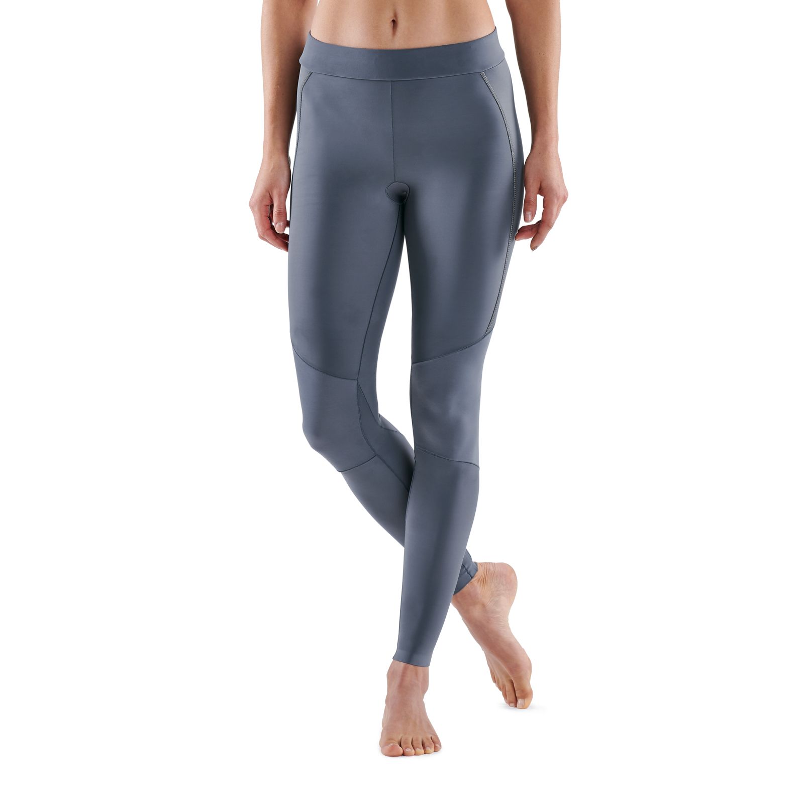 SKINS SERIES-5 WOMEN'S LONG TIGHTS CHARCOAL NEW