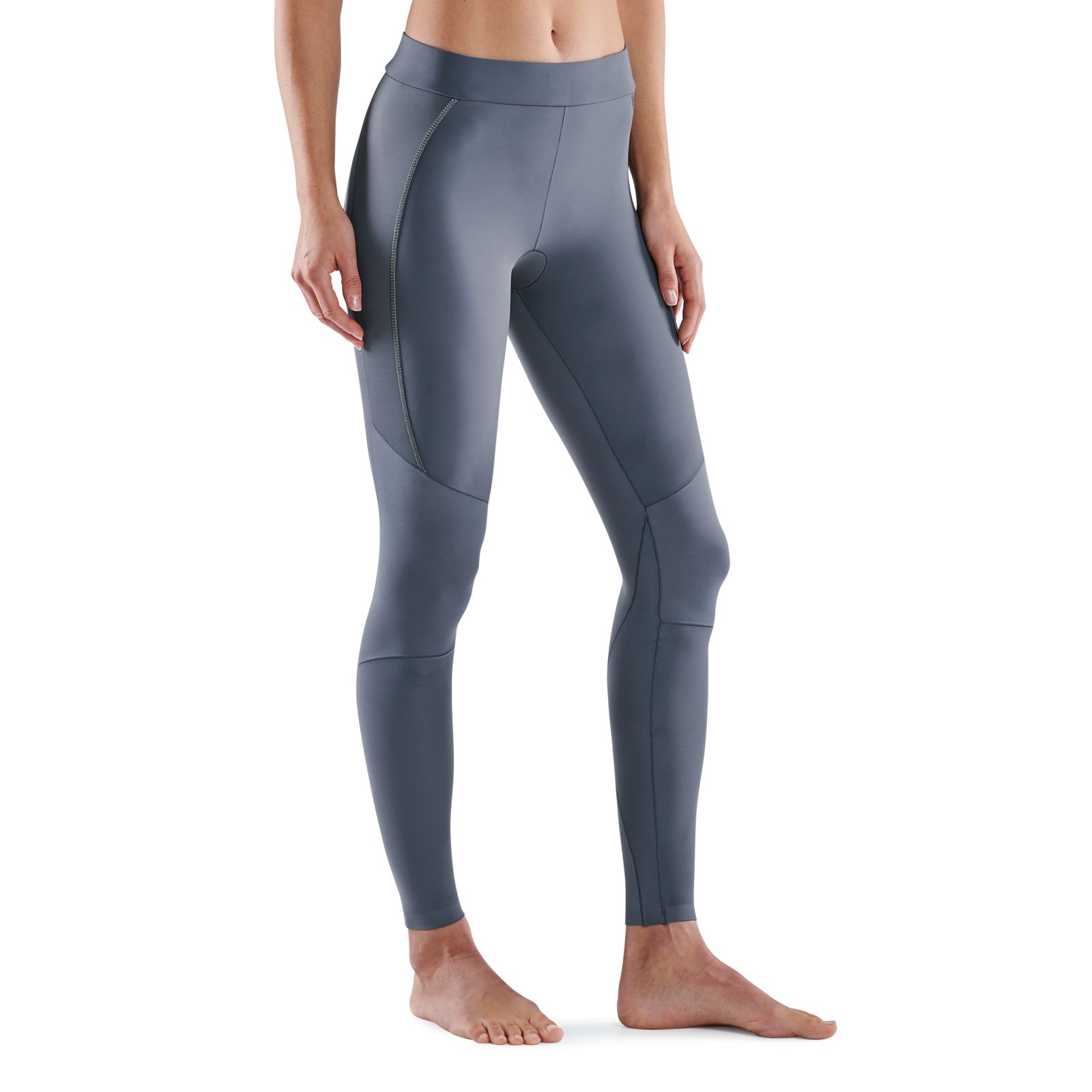 SKINS SERIES-5 WOMEN'S LONG TIGHTS CHARCOAL NEW - Image 4