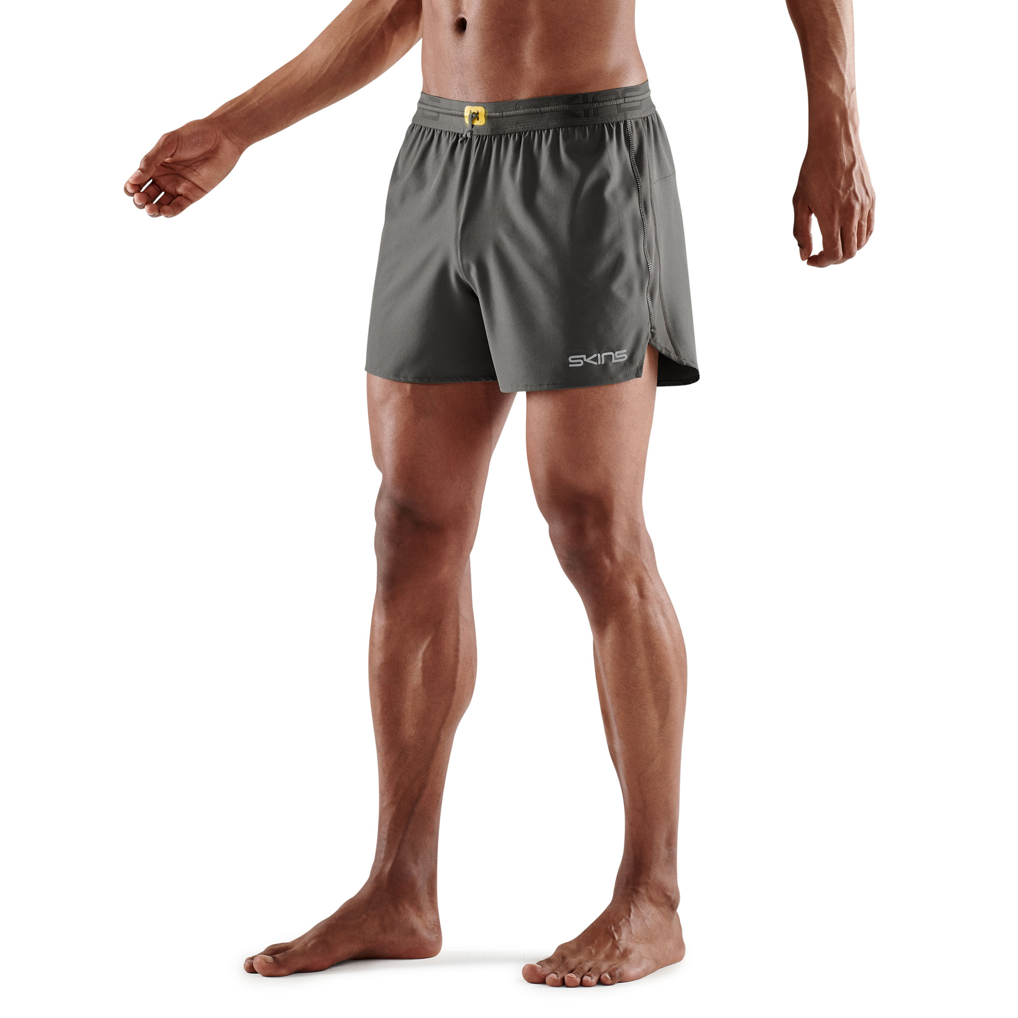 SKINS SERIES-3 MEN'S RUN SHORTS CHARCOAL - Image 3