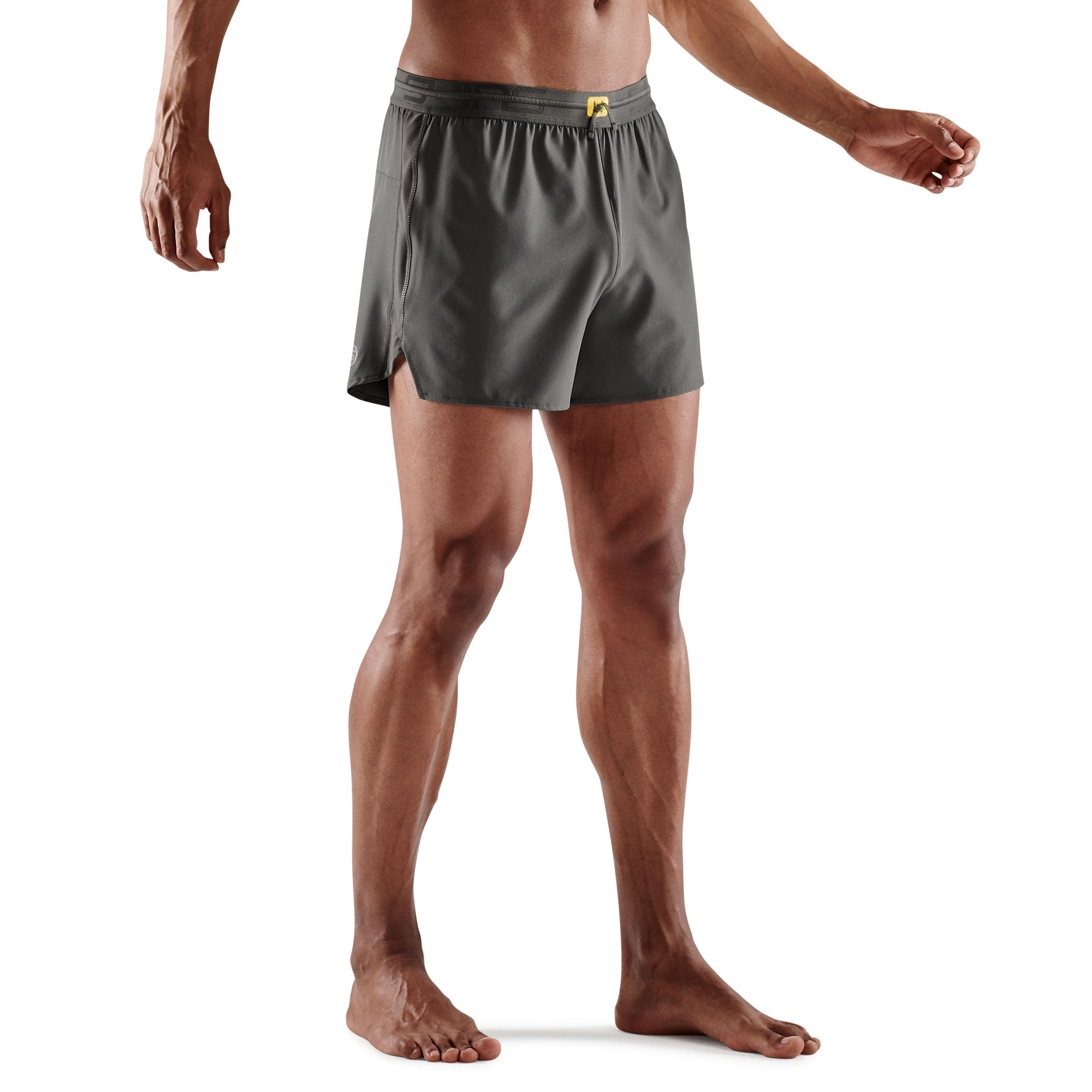 SKINS SERIES-3 MEN'S RUN SHORTS CHARCOAL - Image 4