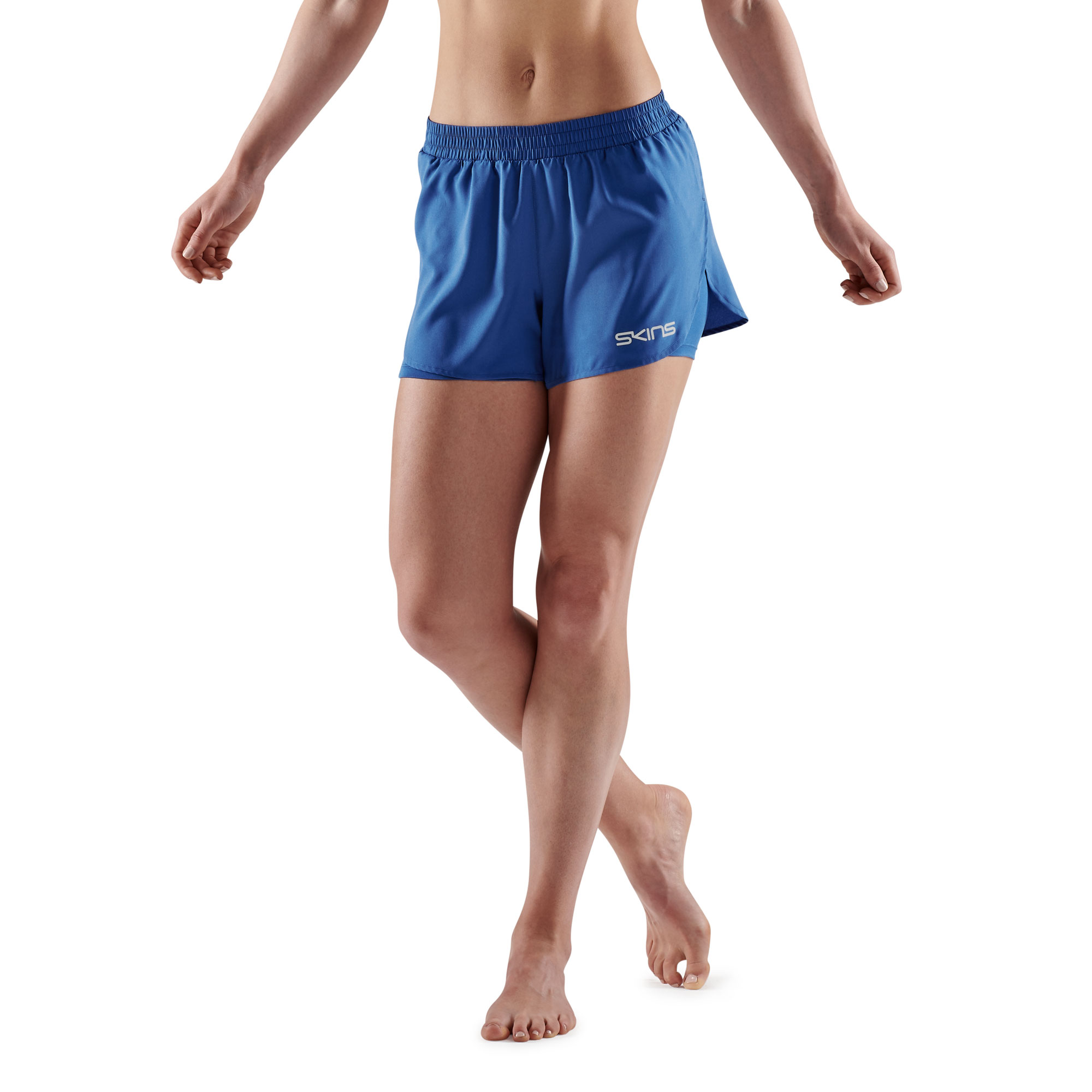 SKINS SERIES-3 WOMEN'S X-FIT SHORTS MARINE BLUE