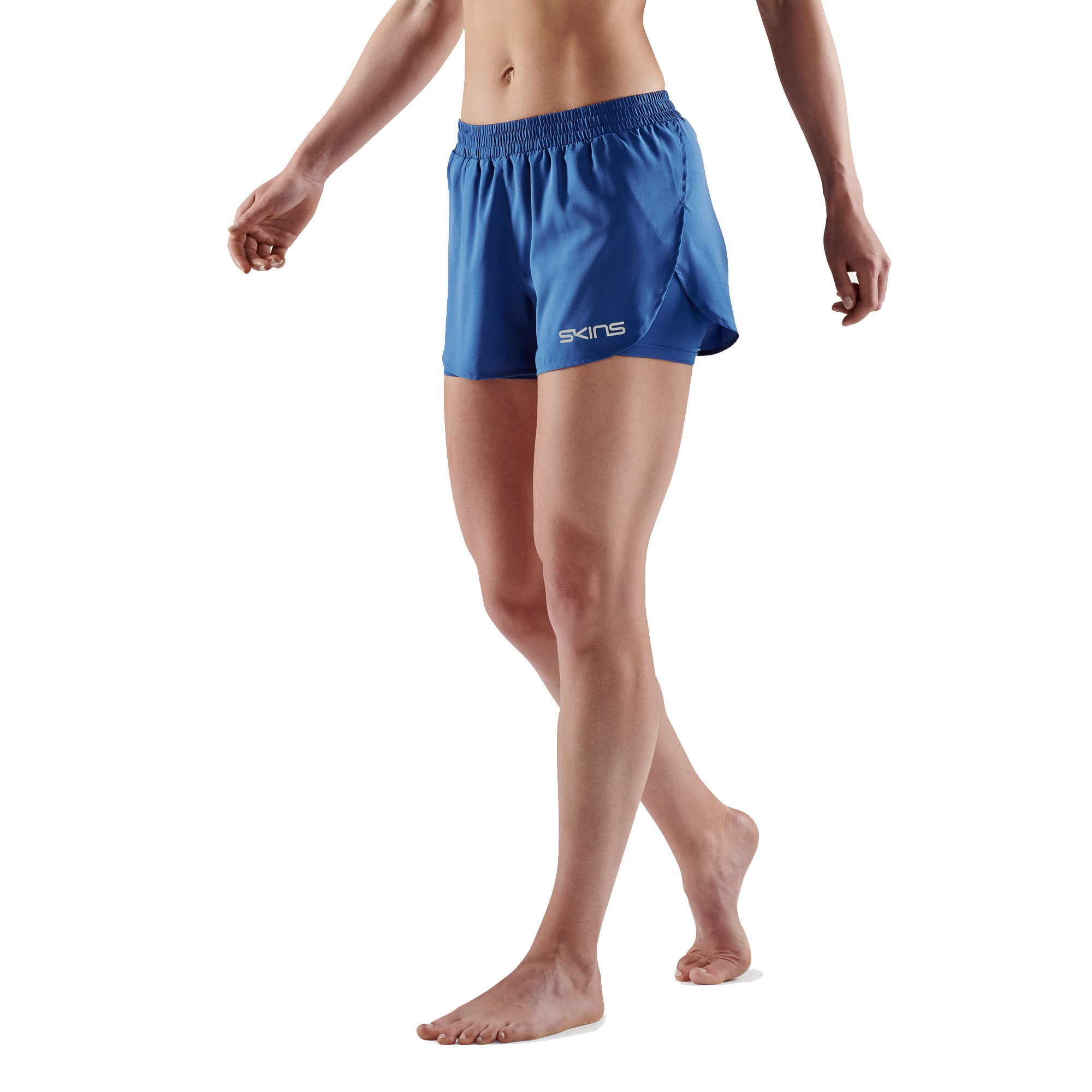 SKINS SERIES-3 WOMEN'S X-FIT SHORTS MARINE BLUE - Image 3