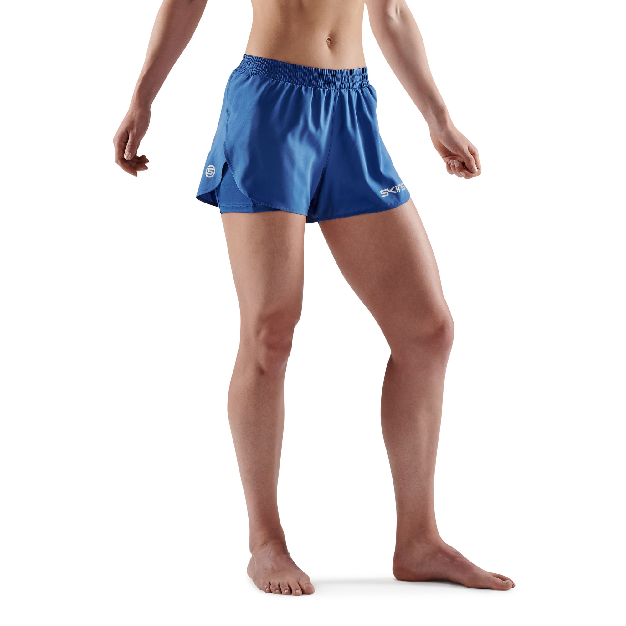 SKINS SERIES-3 WOMEN'S X-FIT SHORTS MARINE BLUE - Image 4