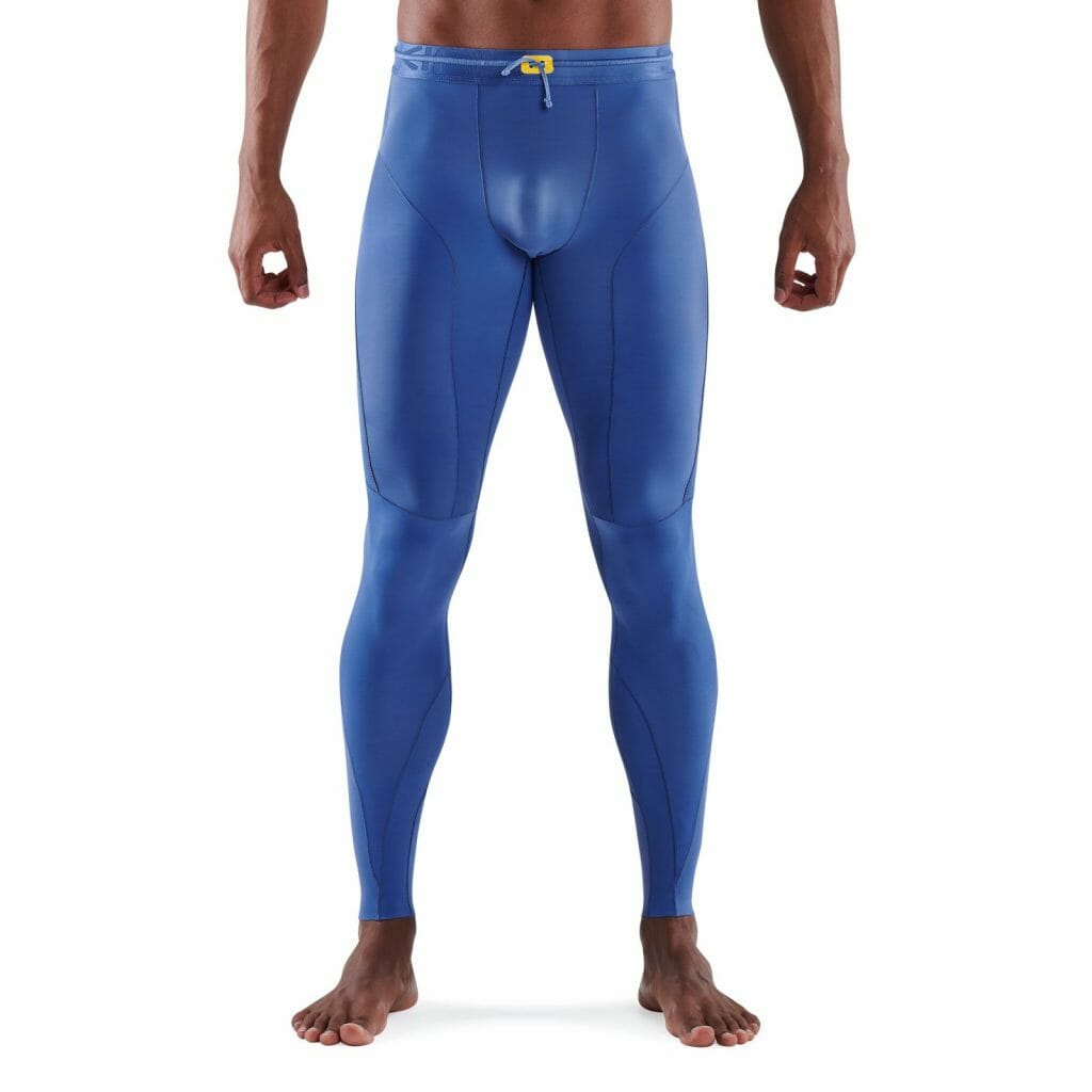 SKINS SERIES5 MEN'S LONG TIGHTS BLUE SKINS Compression Europe