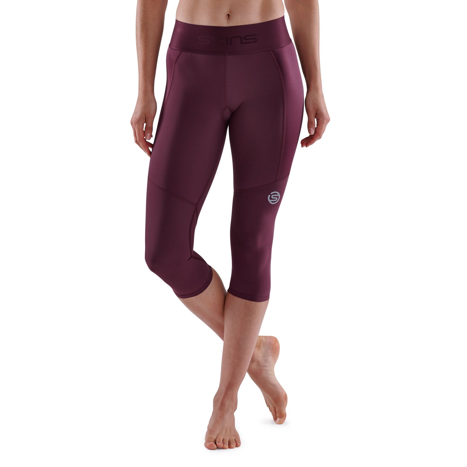 nike burgundy tights