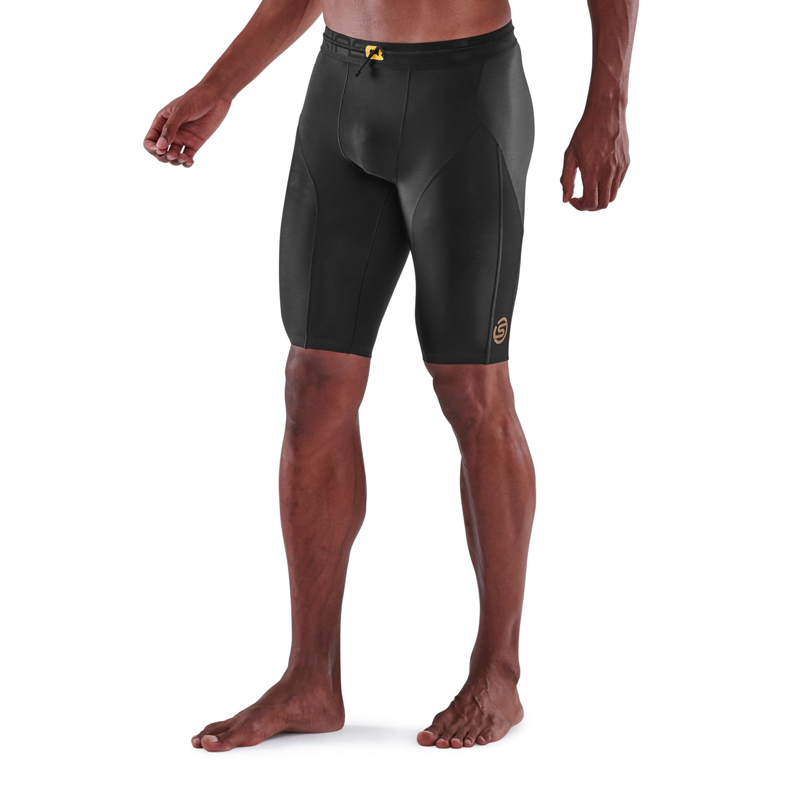 SKINS SERIES-5 MEN'S HALF TIGHTS BLACK - SKINS Compression EU