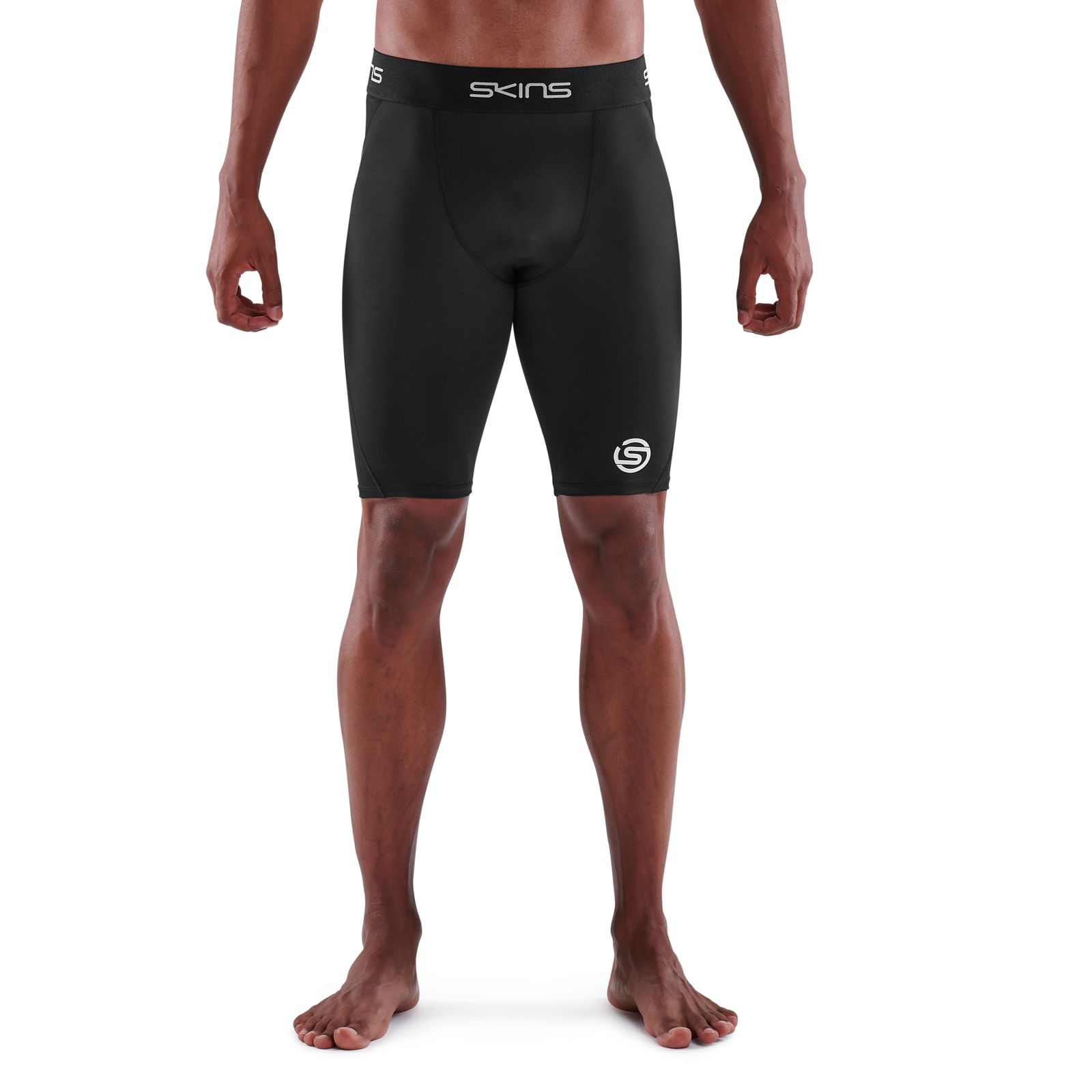 SKINS SERIES-1 MEN'S HALF TIGHTS BLACK - SKINS Compression EU