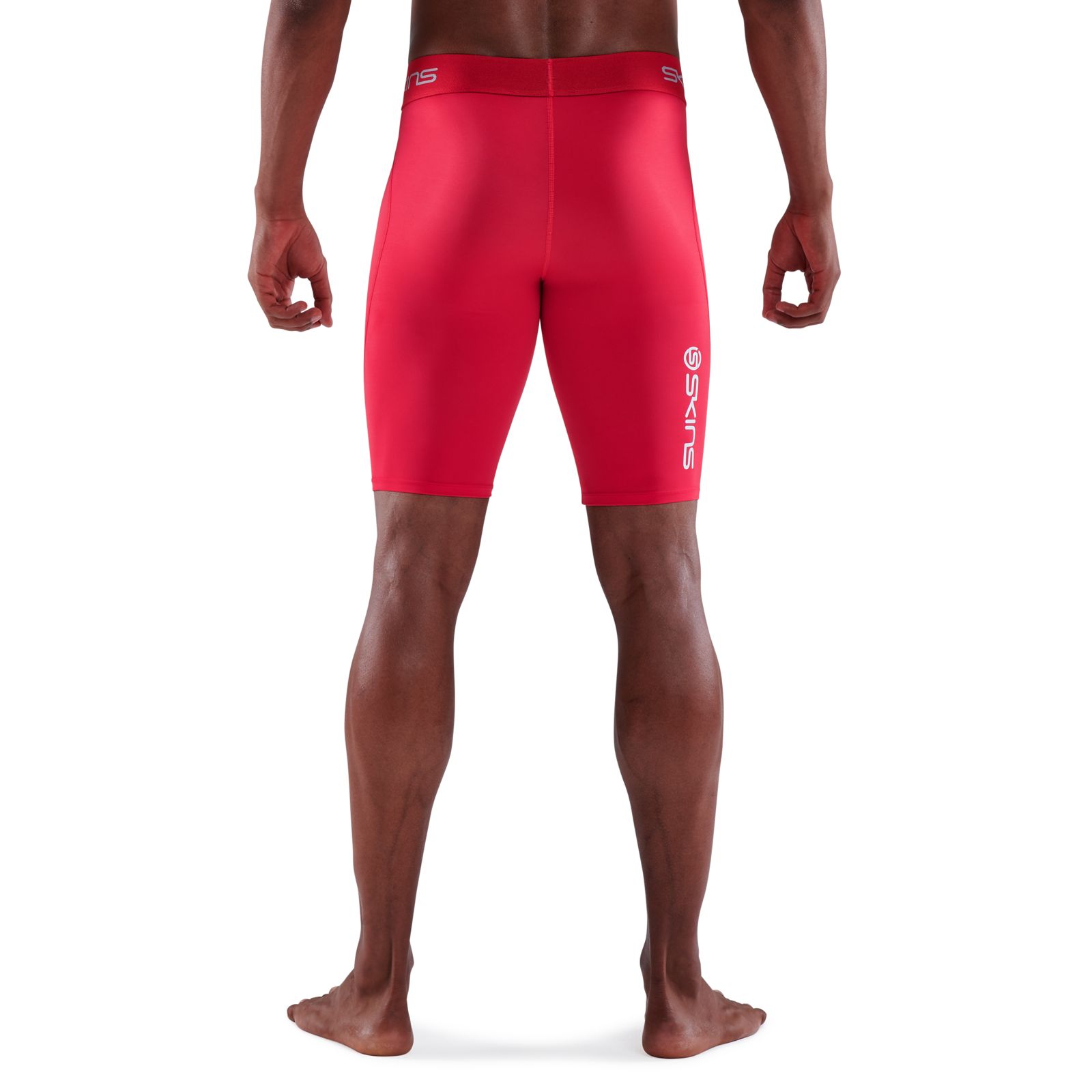 SKINS SERIES-1 WOMEN'S HALF TIGHTS RED - SKINS Compression UK