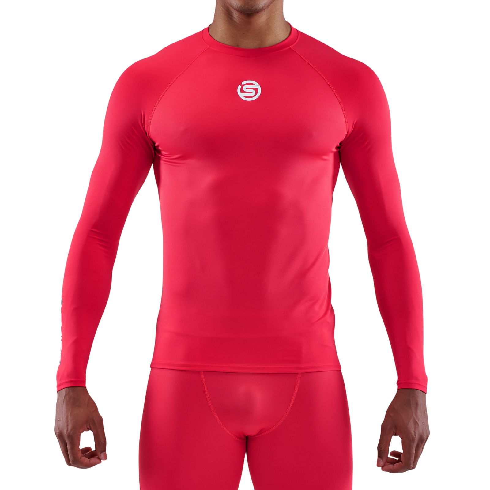 SKINS SERIES-1 MEN'S LONG SLEEVE TOP RED - SKINS Compression EU