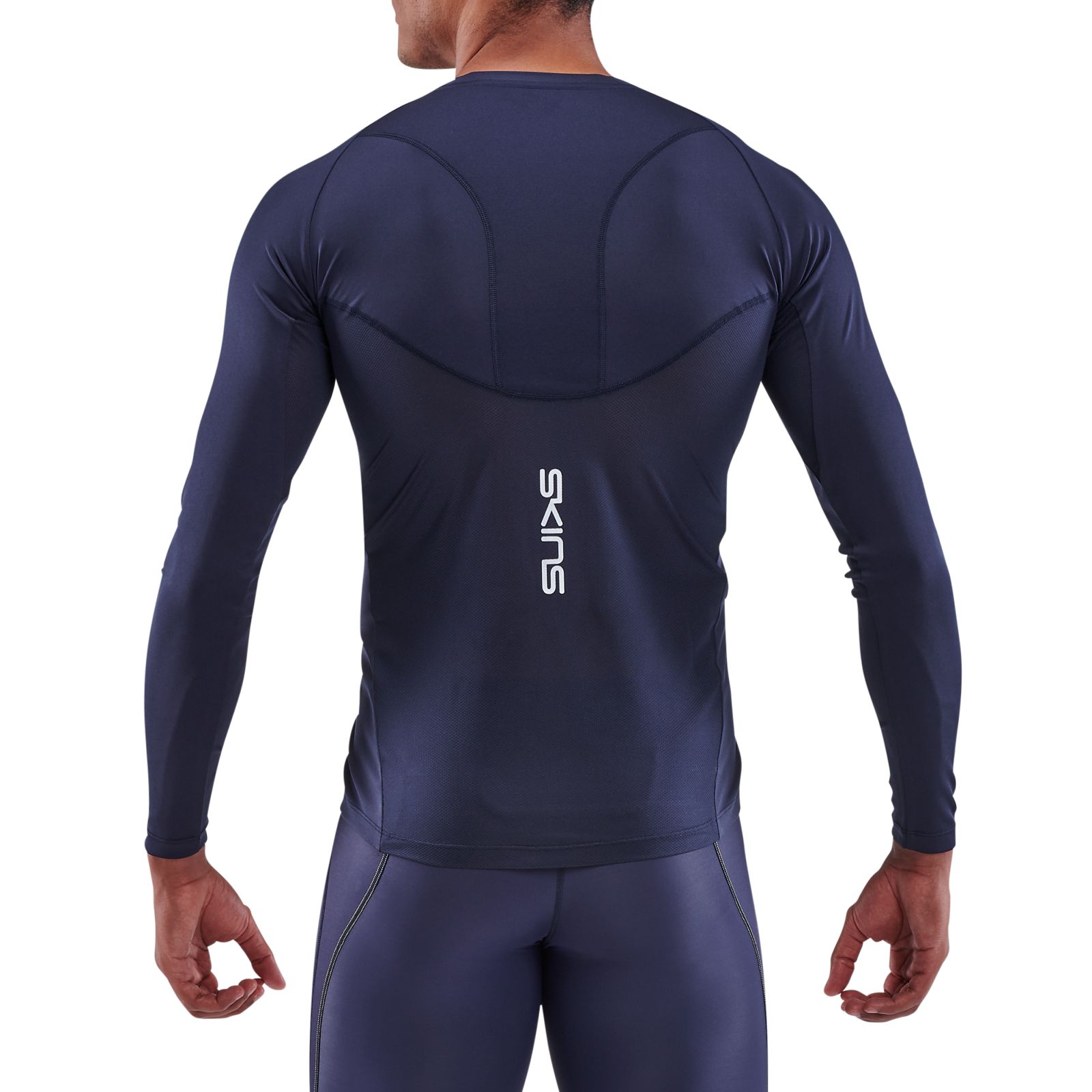 SKINS SERIES-3 MEN'S LONG SLEEVE TOP NAVY BLUE - SKINS Compression EU