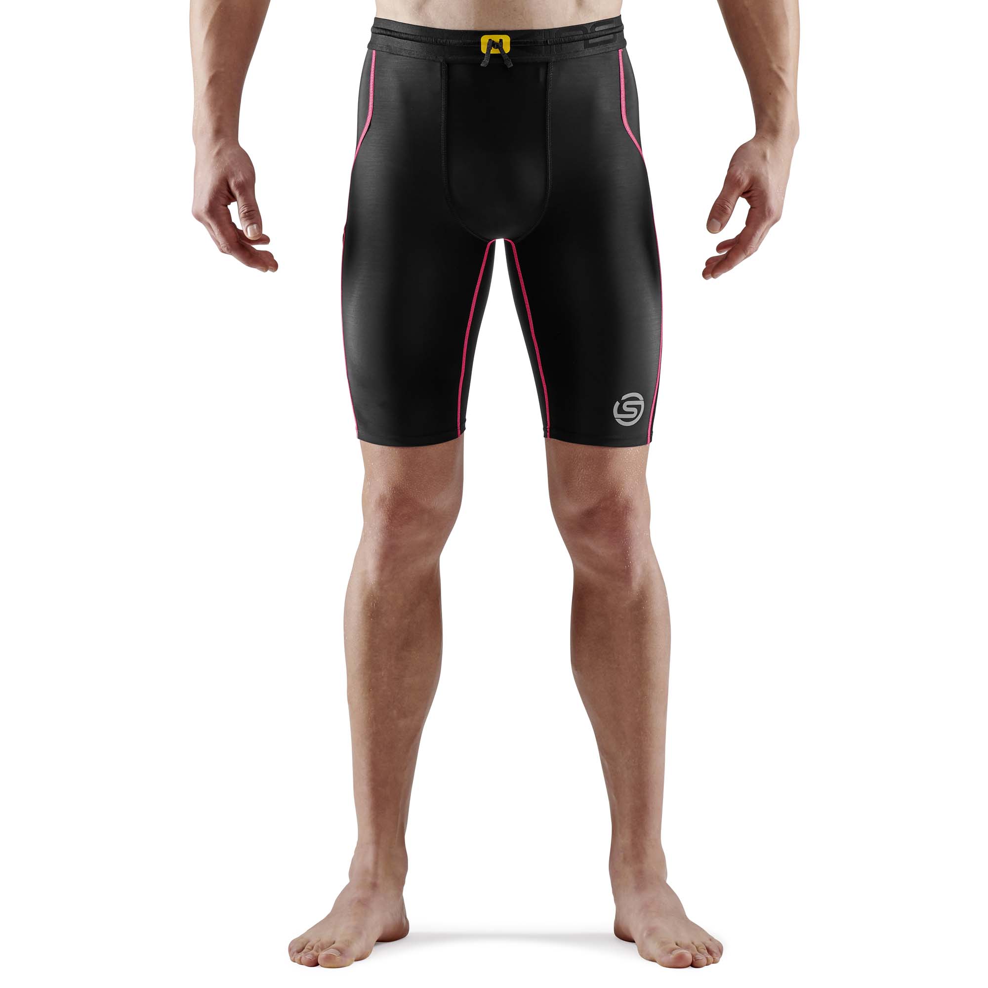 SKINS SERIES-3 Mens Half tights Black/Black