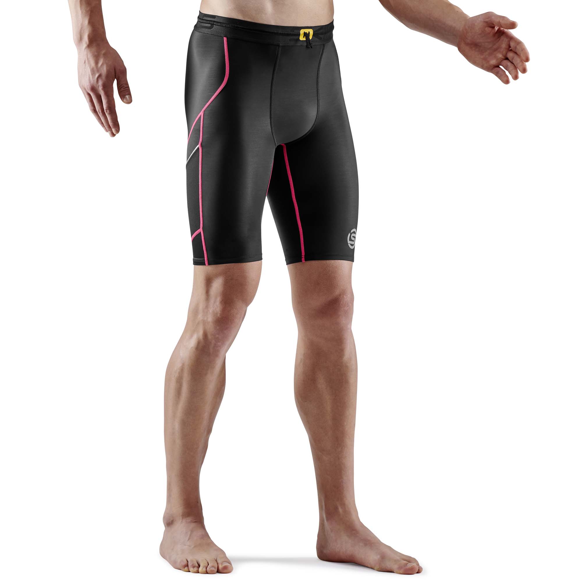 SKINS SERIES-3 Mens Half tights Black/Black - Image 2