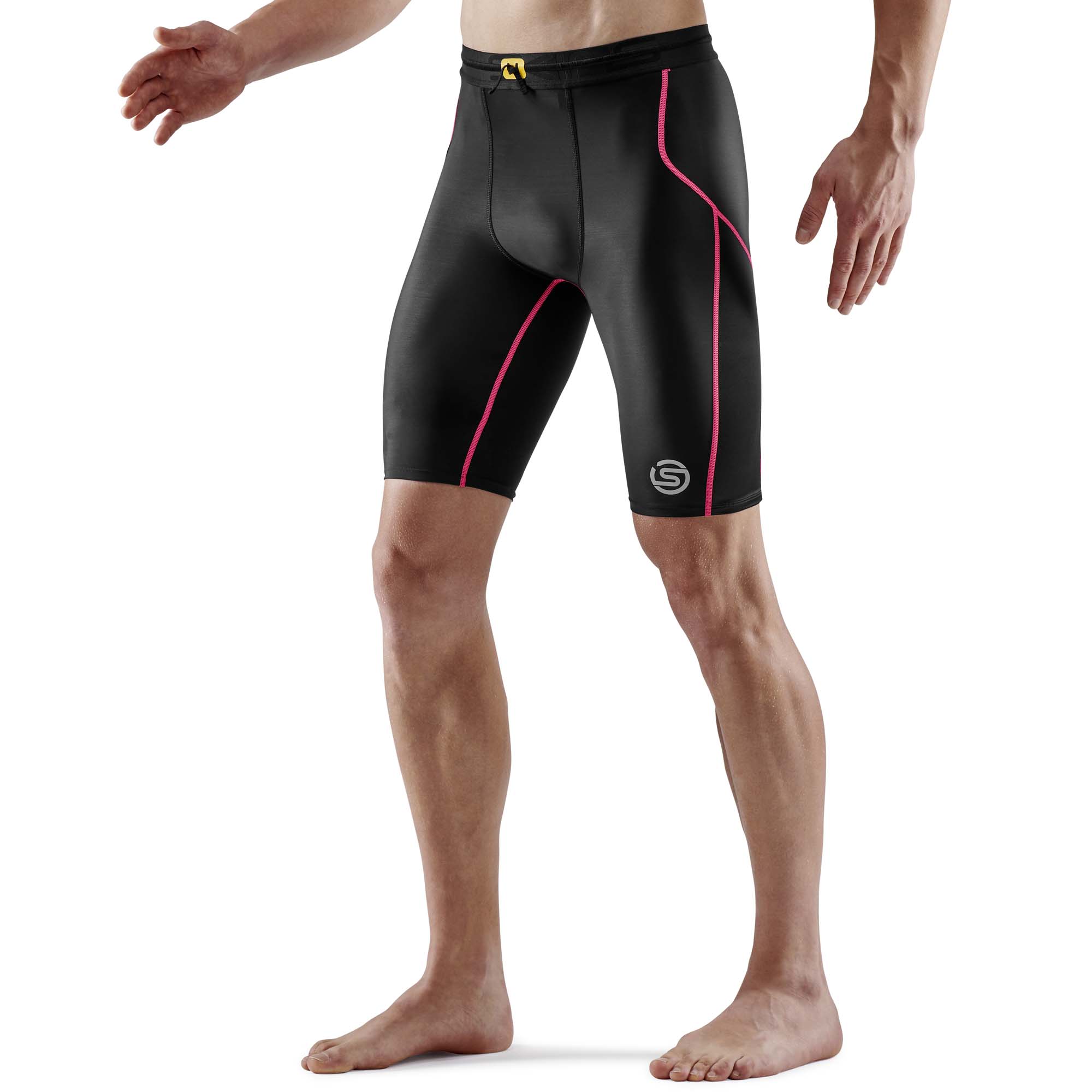 SKINS SERIES-3 Mens Half tights Black/Black - Image 3