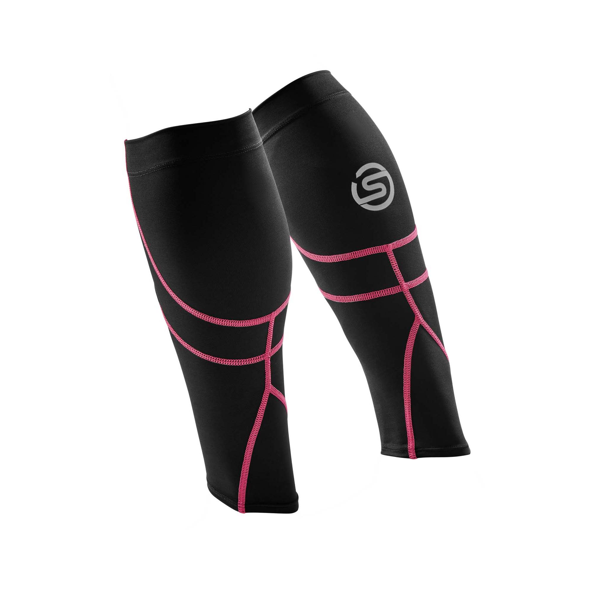 SKINS SERIES-3 Unisex MX Calf sleeve Black/Ruby Red