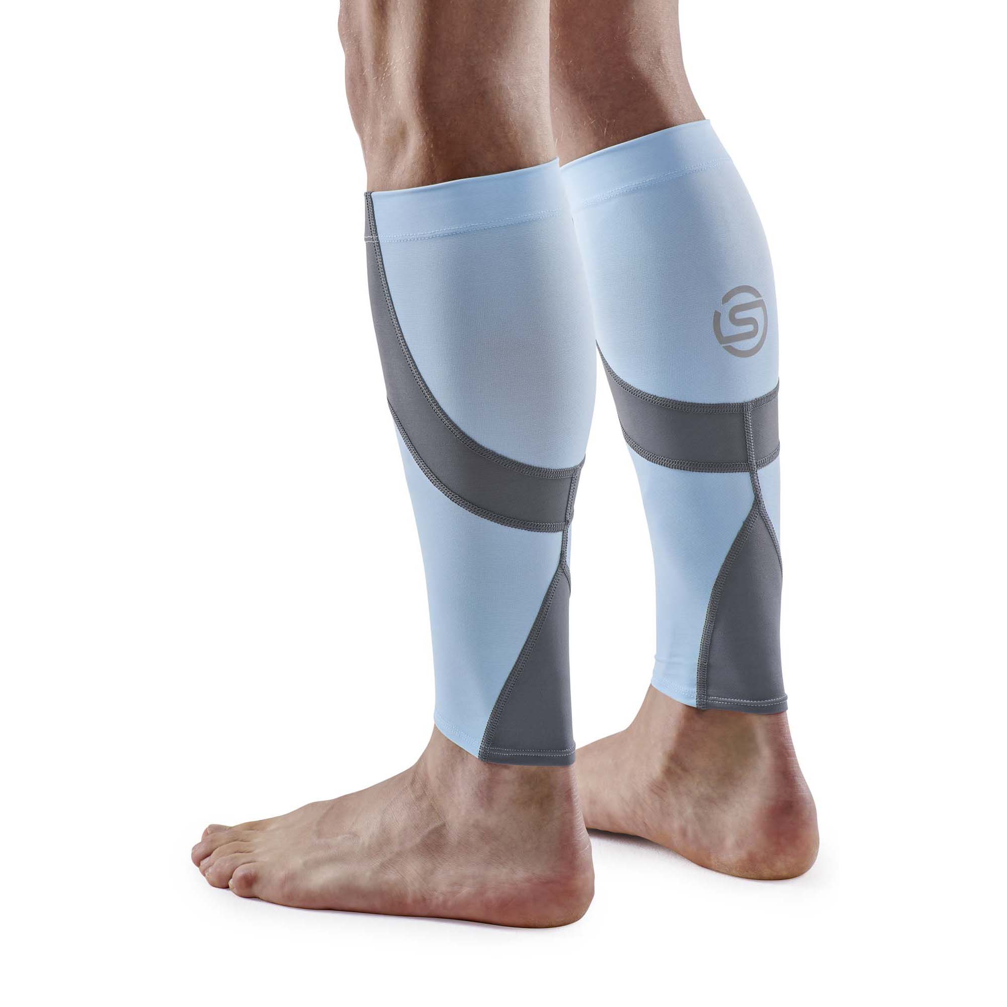 SKINS SERIES-3 Unisex MX Calf sleeve Retro Blue/Charcoal - Image 3