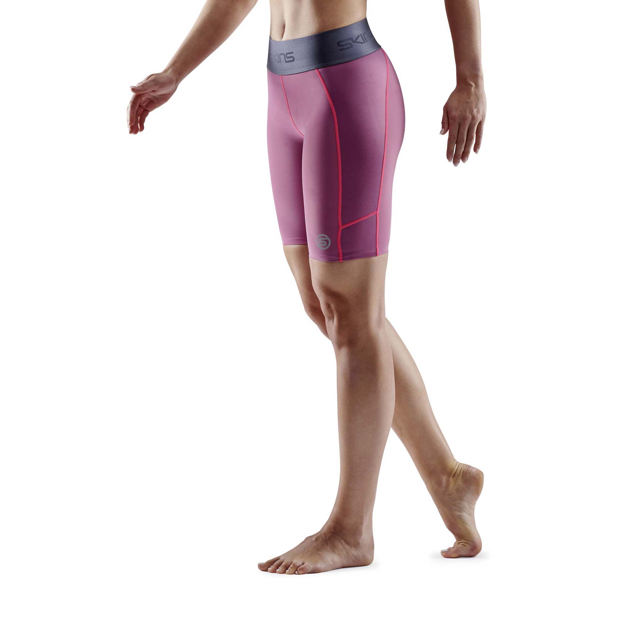 SKINS SERIES-3 Womens Half tights Wine Purple/Wine Purple - Image 3