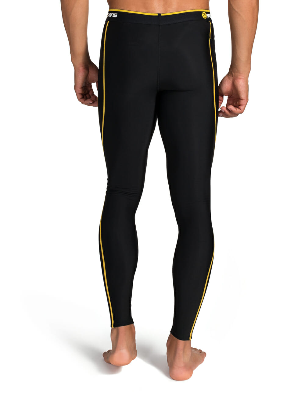 Skins A200 Men's Compression Long Tights, Extra Small, Black/Yellow,  price tracker / tracking,  price history charts,  price  watches,  price drop alerts