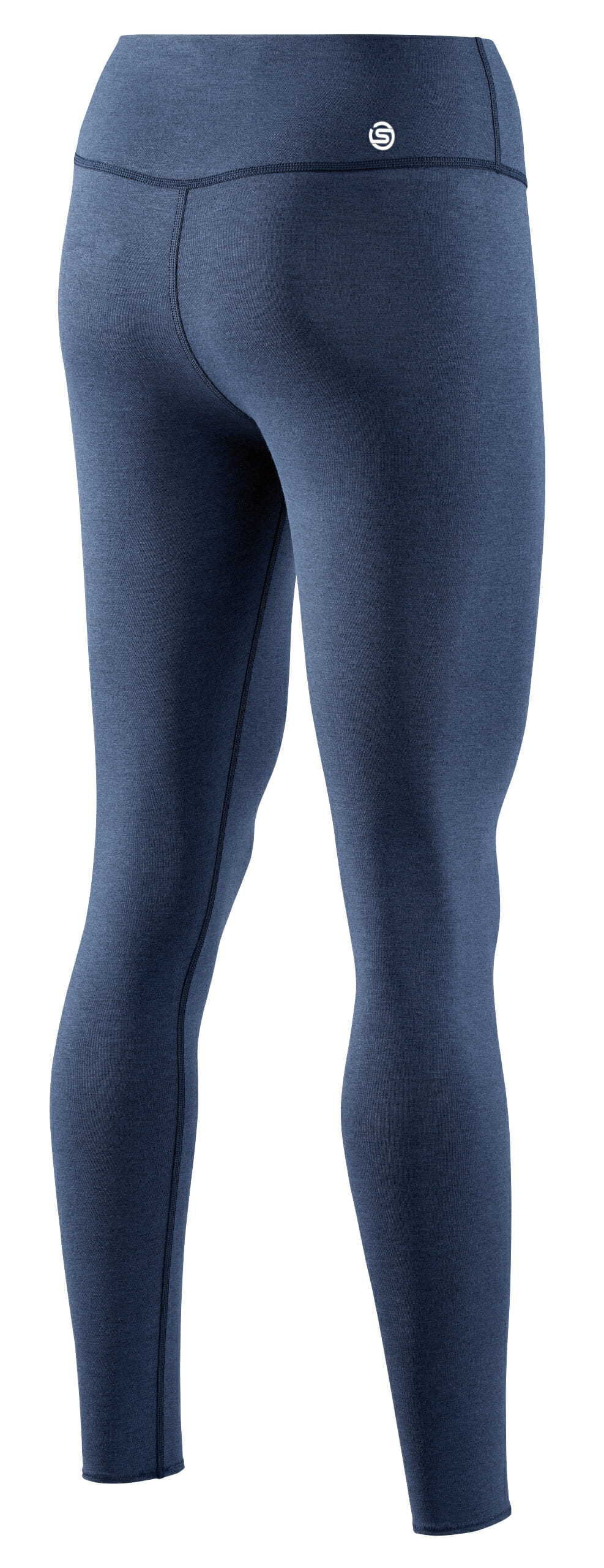 DNAmic Sleep Recovery Womens Long Tights Navy Blue/Marle - SKINS Compression  UK