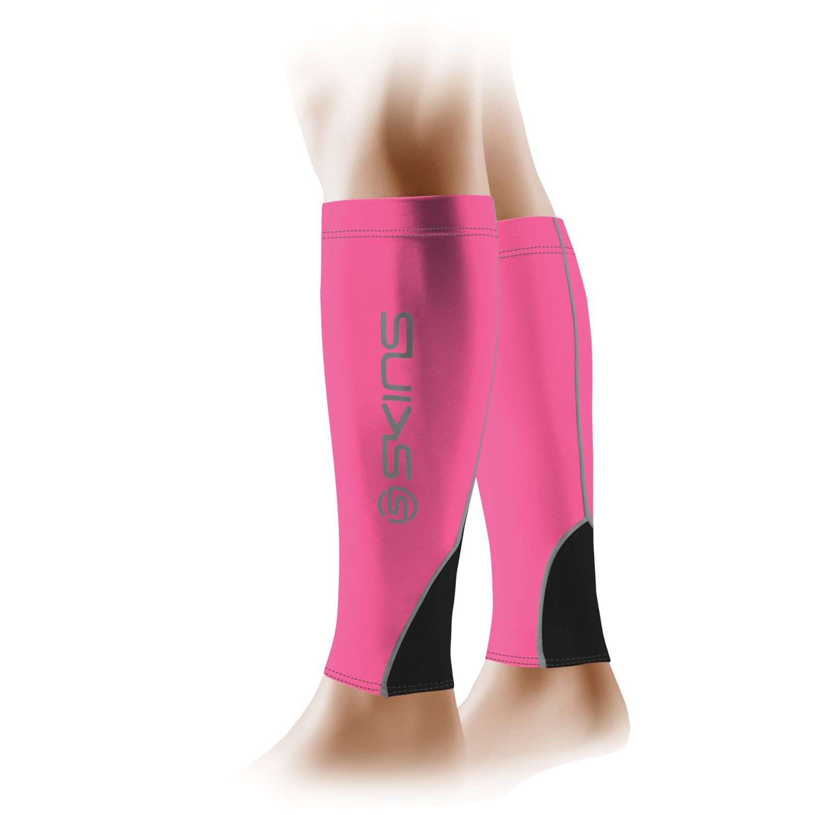 Unisex Calf Tights Pink/Black - Image 2