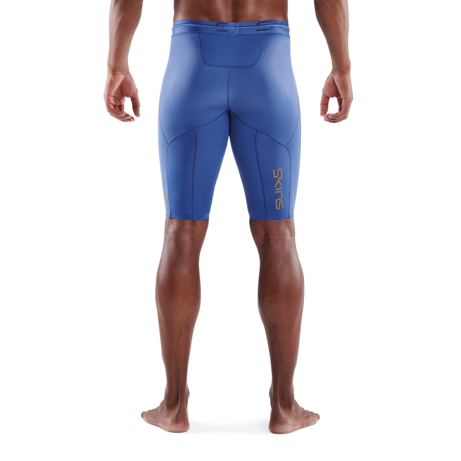 SKINS SERIES5 MEN'S HALF TIGHTS BLUE SKINS Compression UK