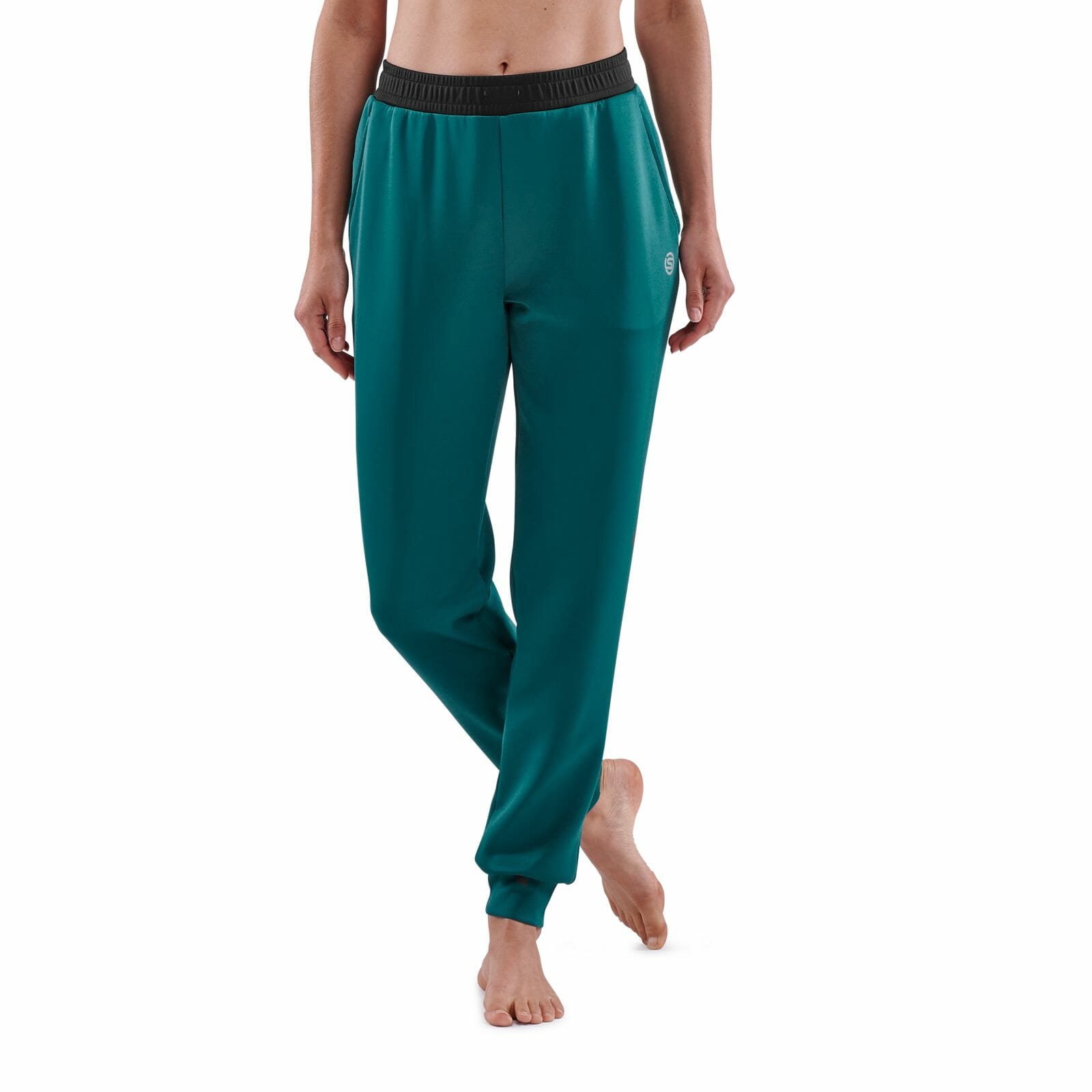 SKINS SERIES-3 WOMEN'S WARM UP PANTS TEAL - SKINS Compression UK