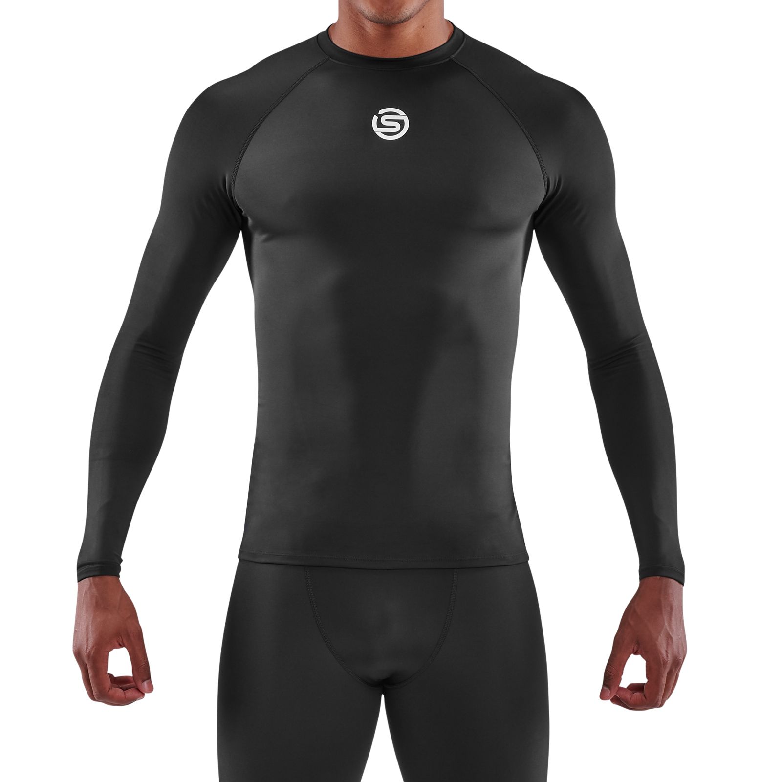 SKINS SERIES-1 MEN'S LONG SLEEVE TOP BLACK - SKINS Compression UK