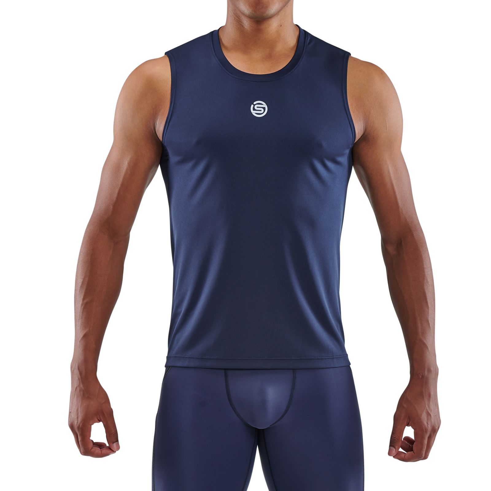 SKINS SERIES-3 MEN'S TANK TOP NAVY BLUE - SKINS Compression UK