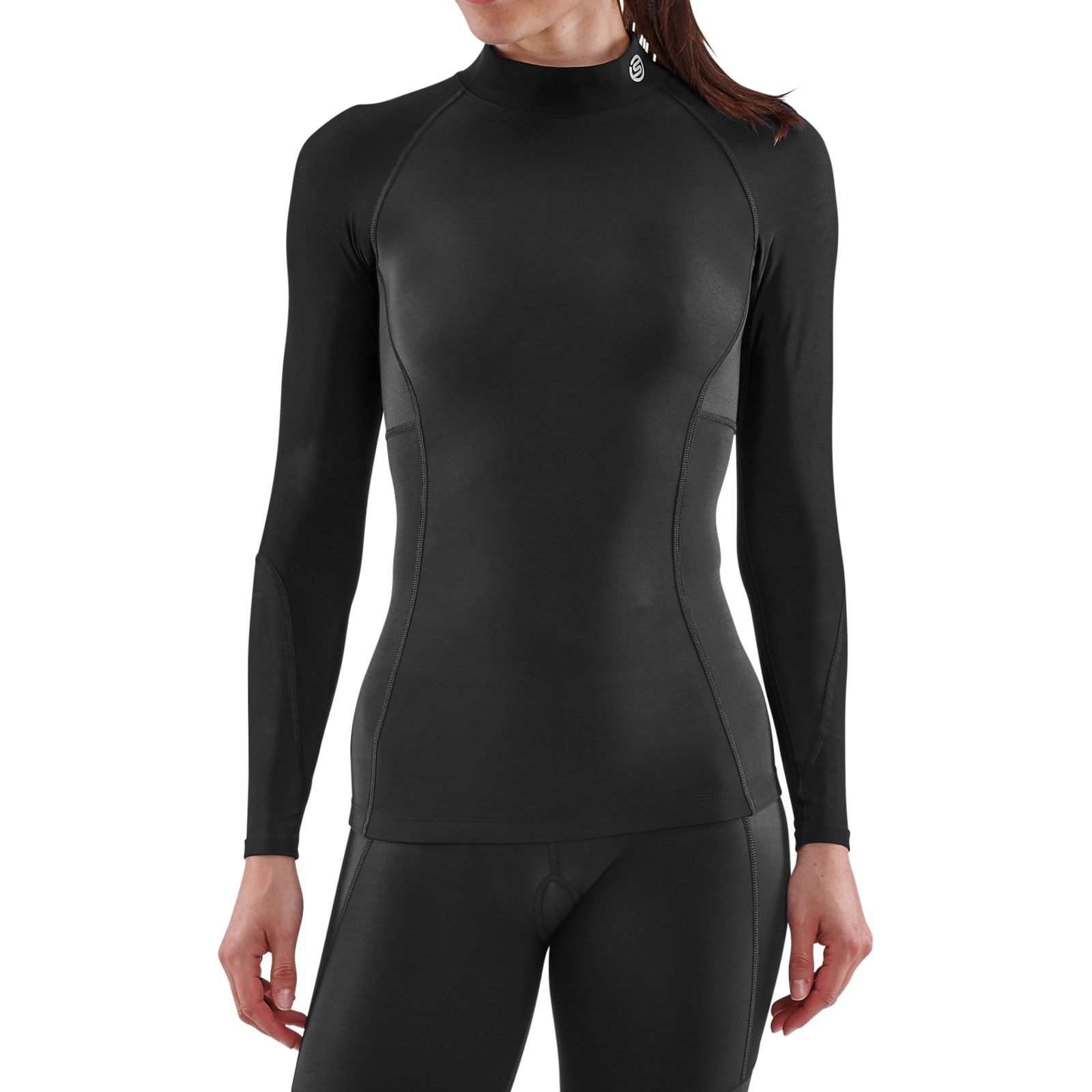 SKINS SERIES-3 WOMEN'S THERMAL LONG SLEEVE TOP BLACK - SKINS Compression UK