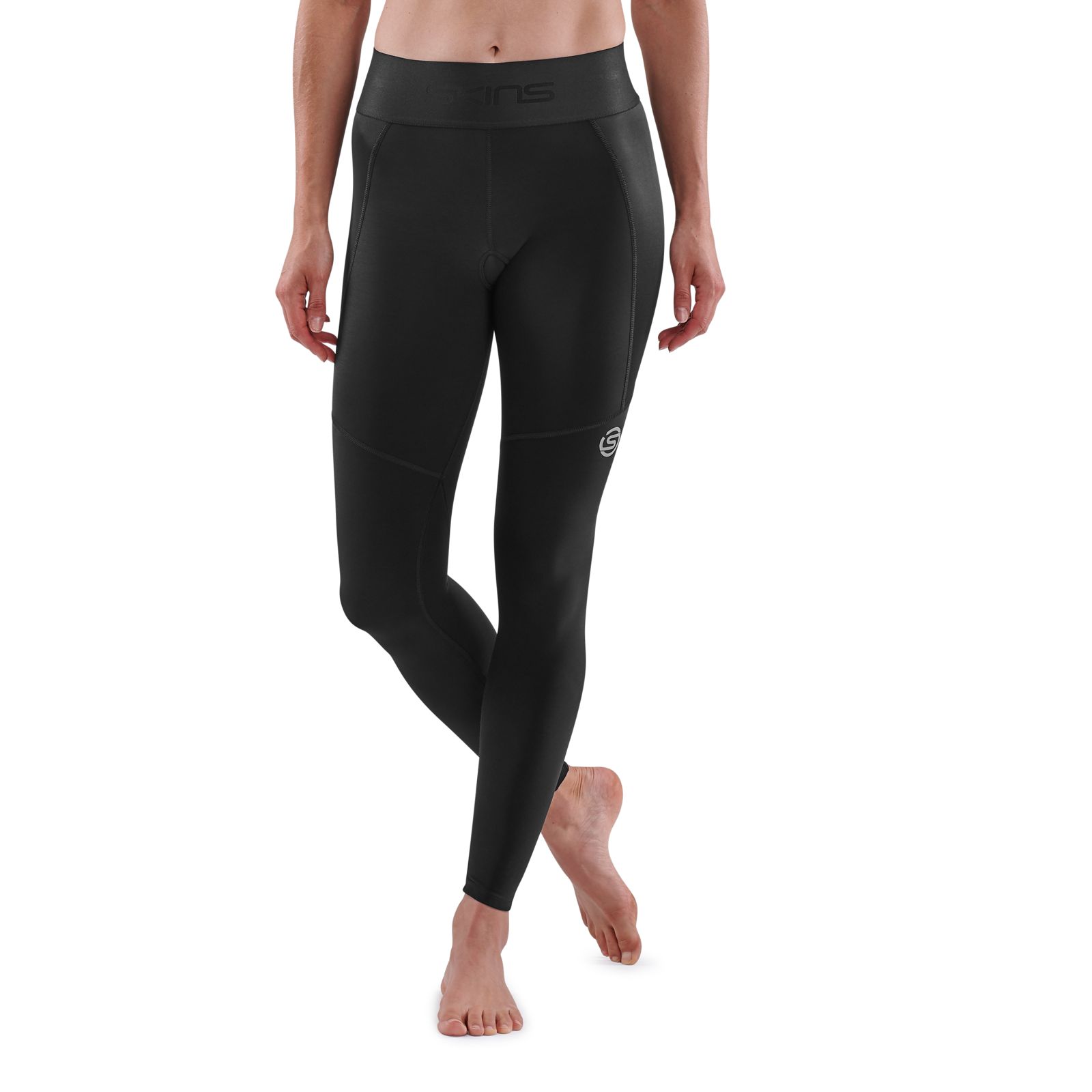 SKINS SERIES-3 WOMEN'S THERMAL LONG TIGHTS BLACK - SKINS Compression UK