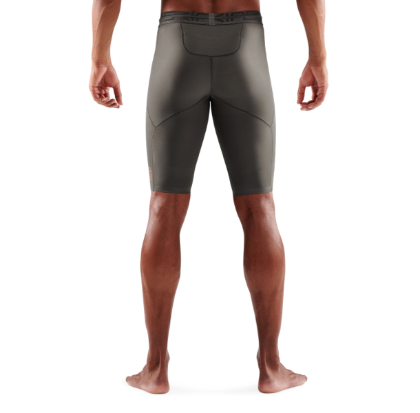 SERIES5 MEN'S HALF TIGHTS CHARCOAL SKINS Compression UK