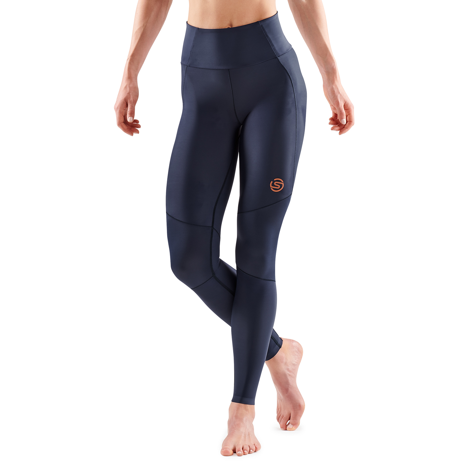  SKINS Women's A400Compression Long Tights, Skyscraper Black,  Small : Clothing, Shoes & Jewelry