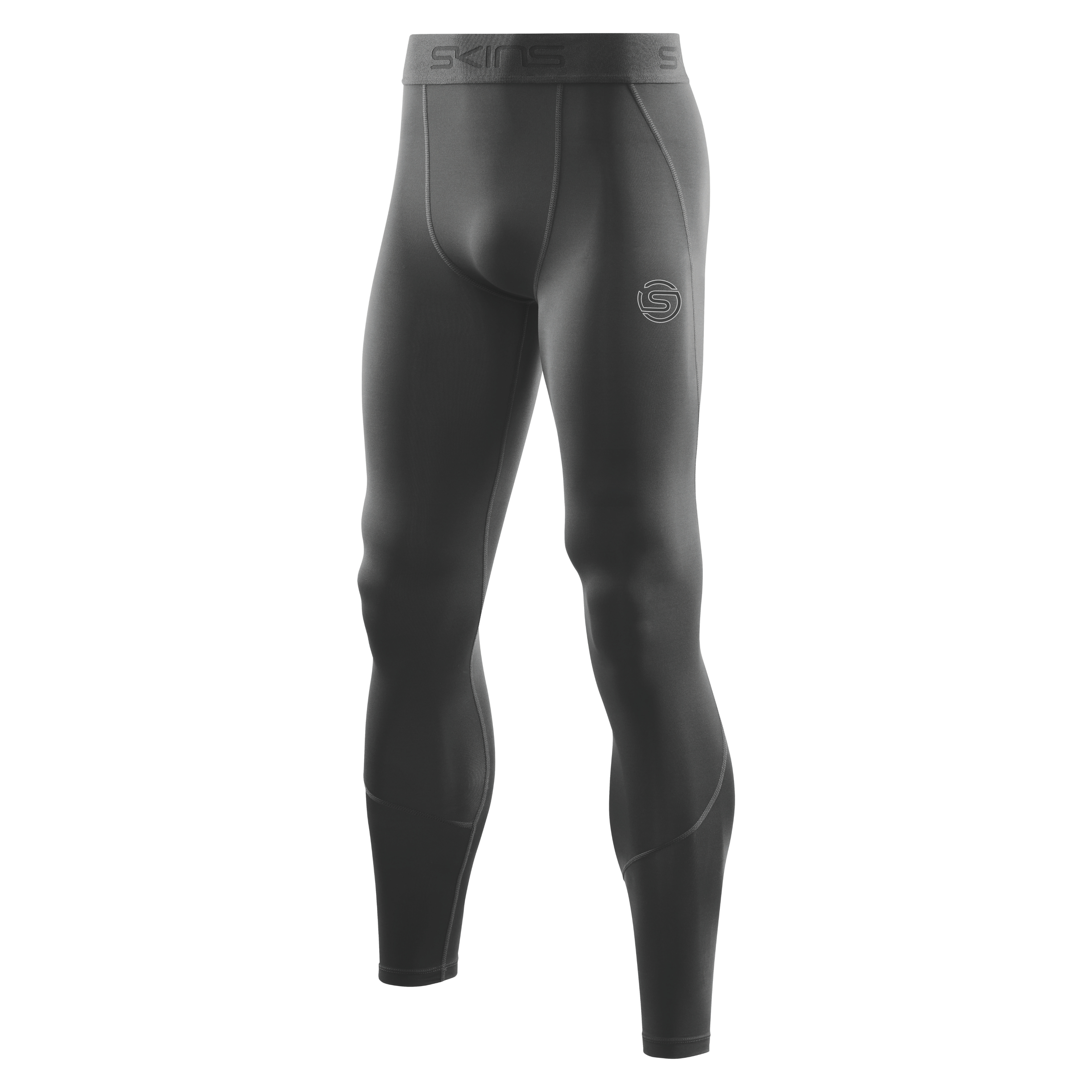SKINS SERIES-2 MEN'S LONG TIGHTS BLACK - Image 4